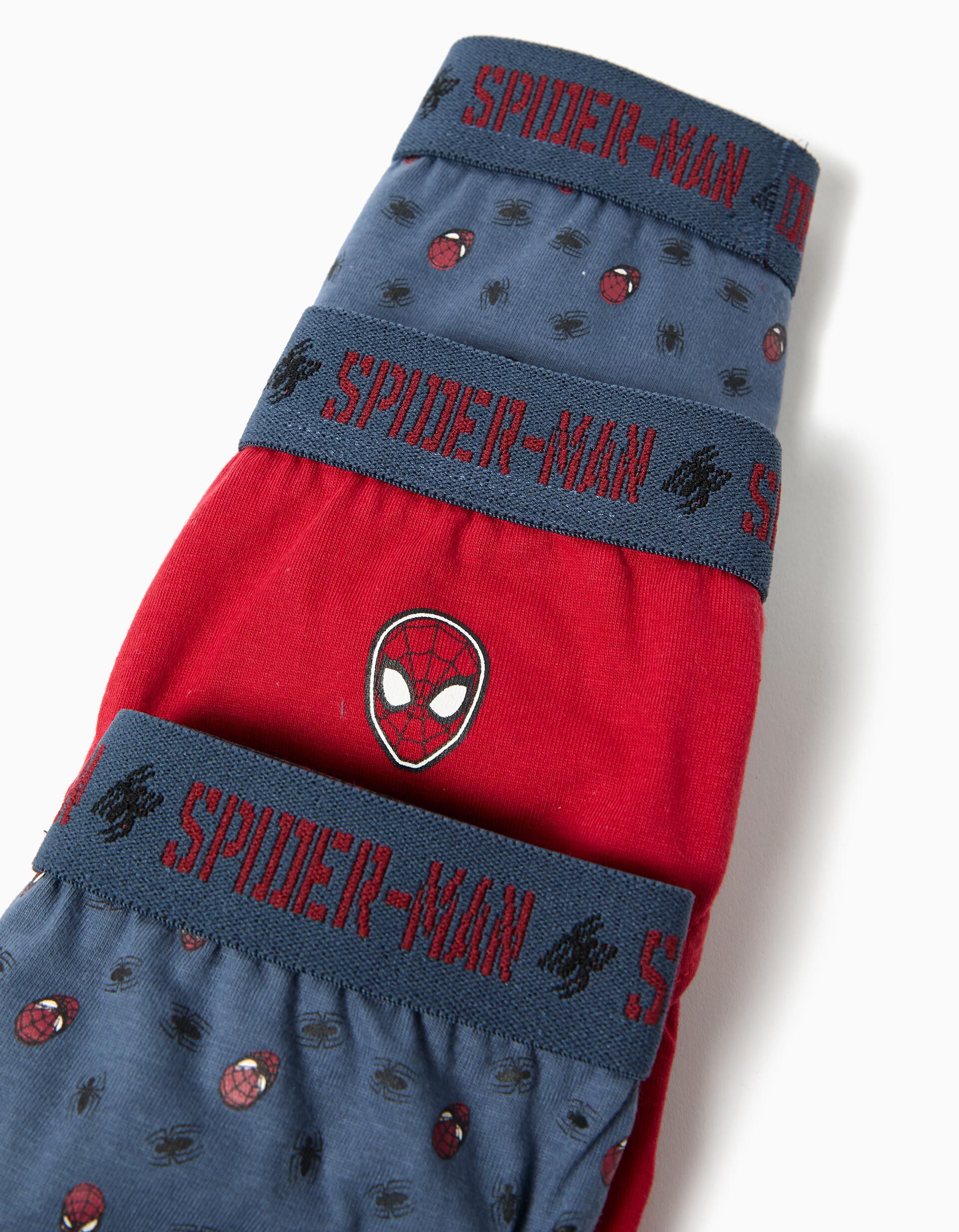 Comprar Online Pack 3 Cuecas 'Spider-Man', Menino, Azul