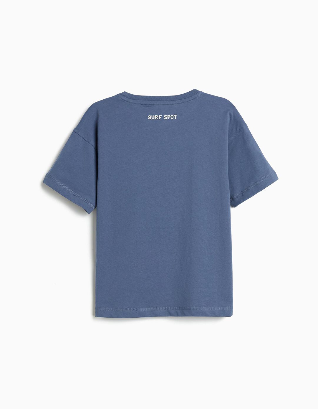 T-shirt Estampada, Menino, Azul