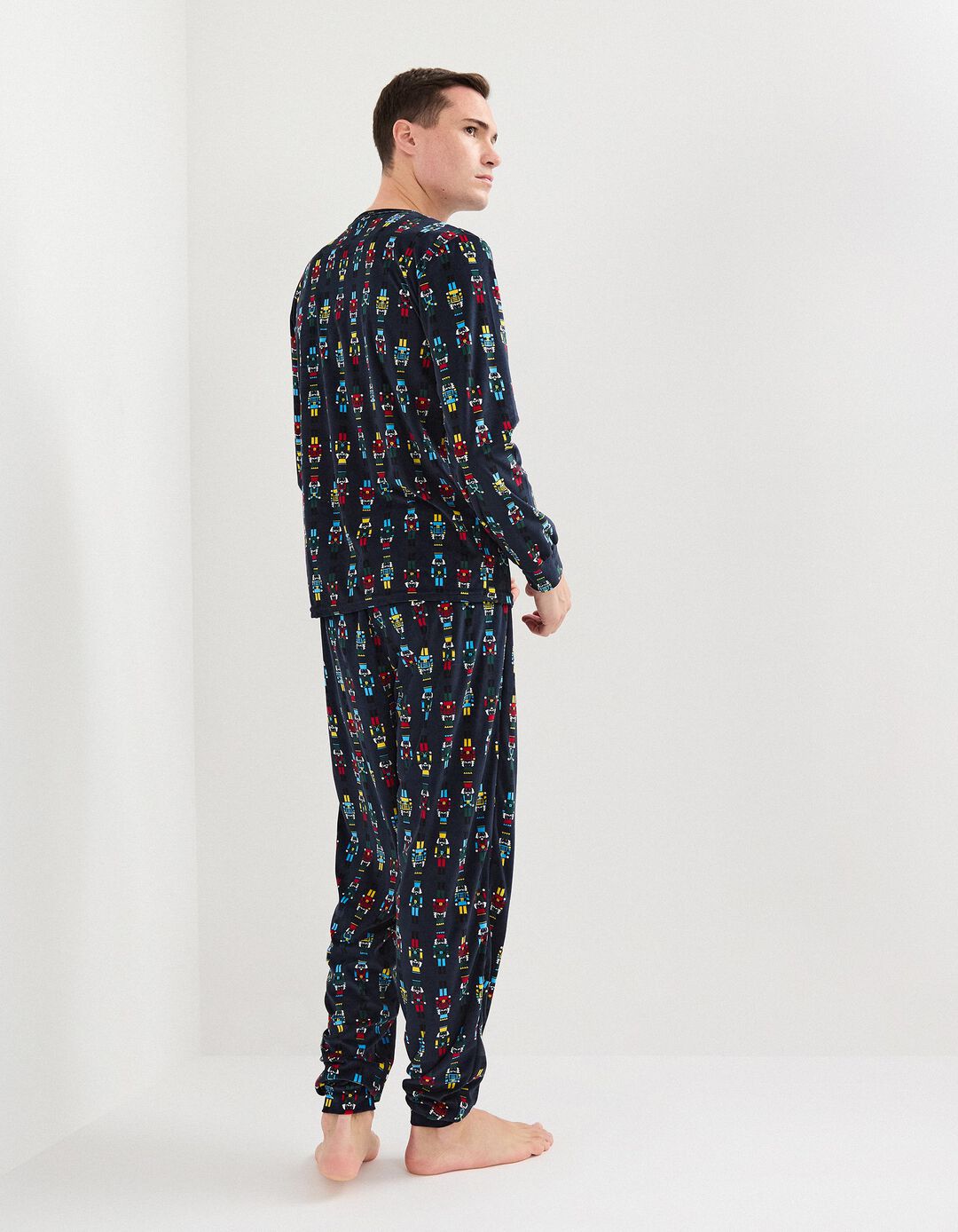 Pijama, Homem, Azul Escuro