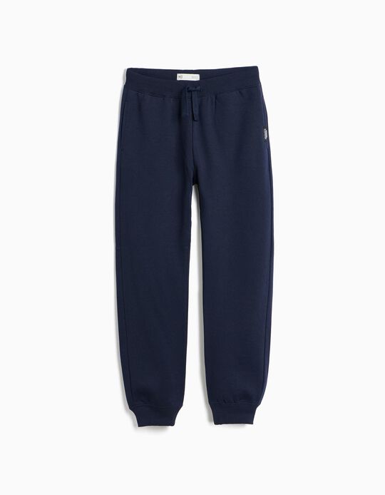 Comprar Online Cal&ccedil;as Jogger De Felpa, Menino, Azul Escuro