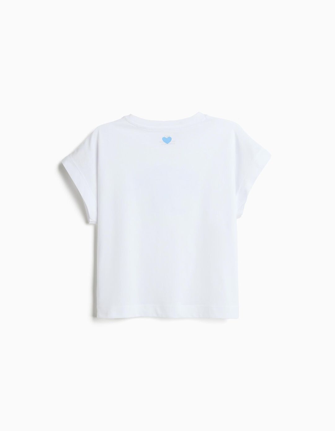 T-shirt Estampada, Menina, Branco