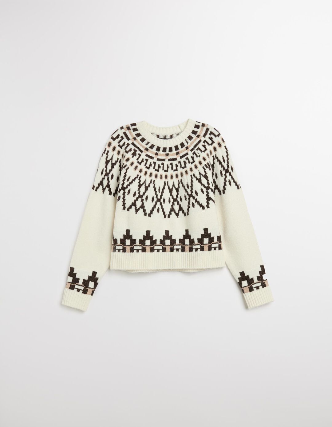Camisola de Malha, Mulher, Branco 