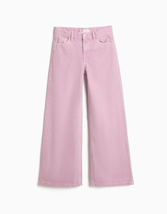 Comprar Online Cal&ccedil;as Wide Leg, Menina, Rosa