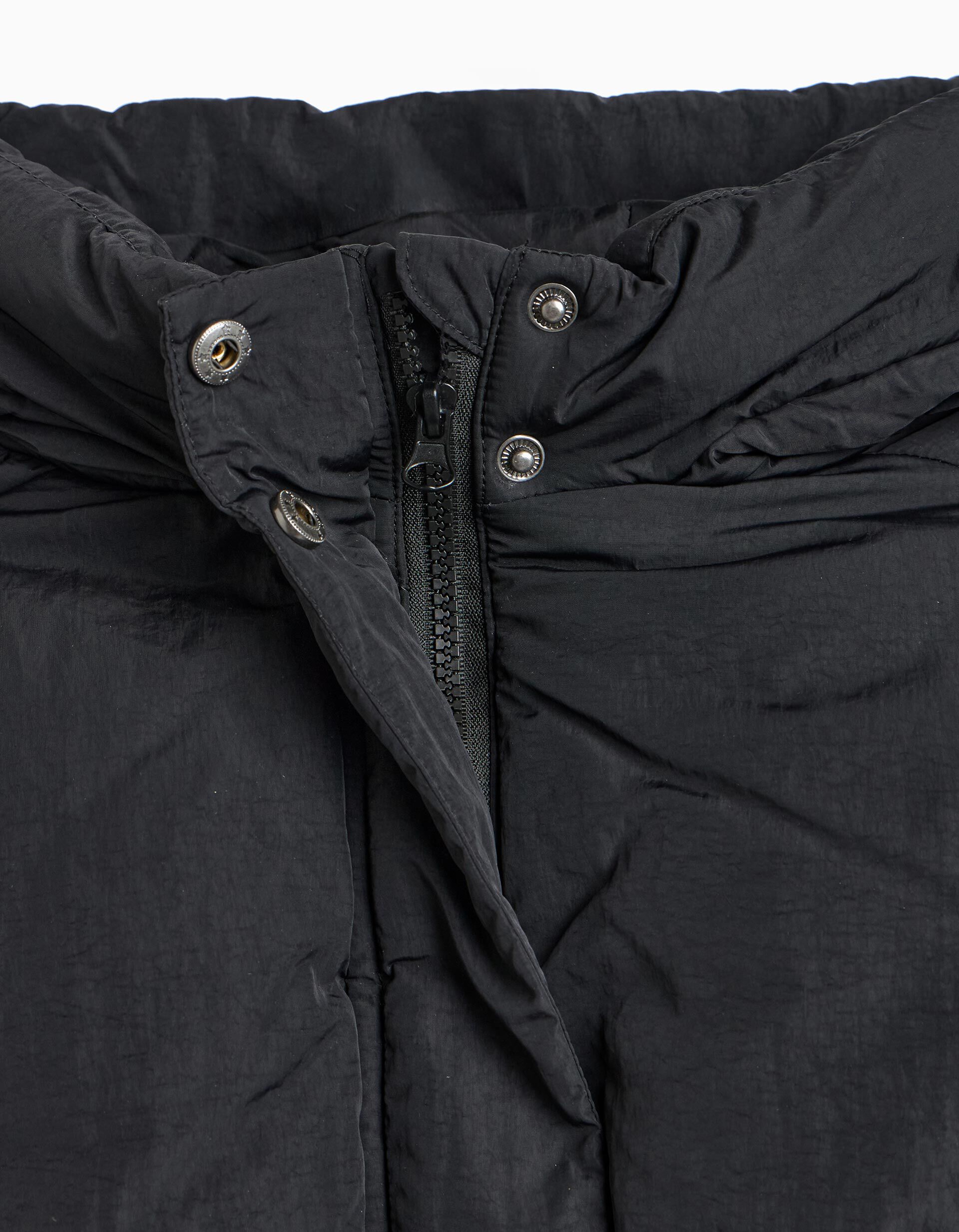 Comprar Online Blus&atilde;o Acolchoado Com Capuz, Menina, Preto