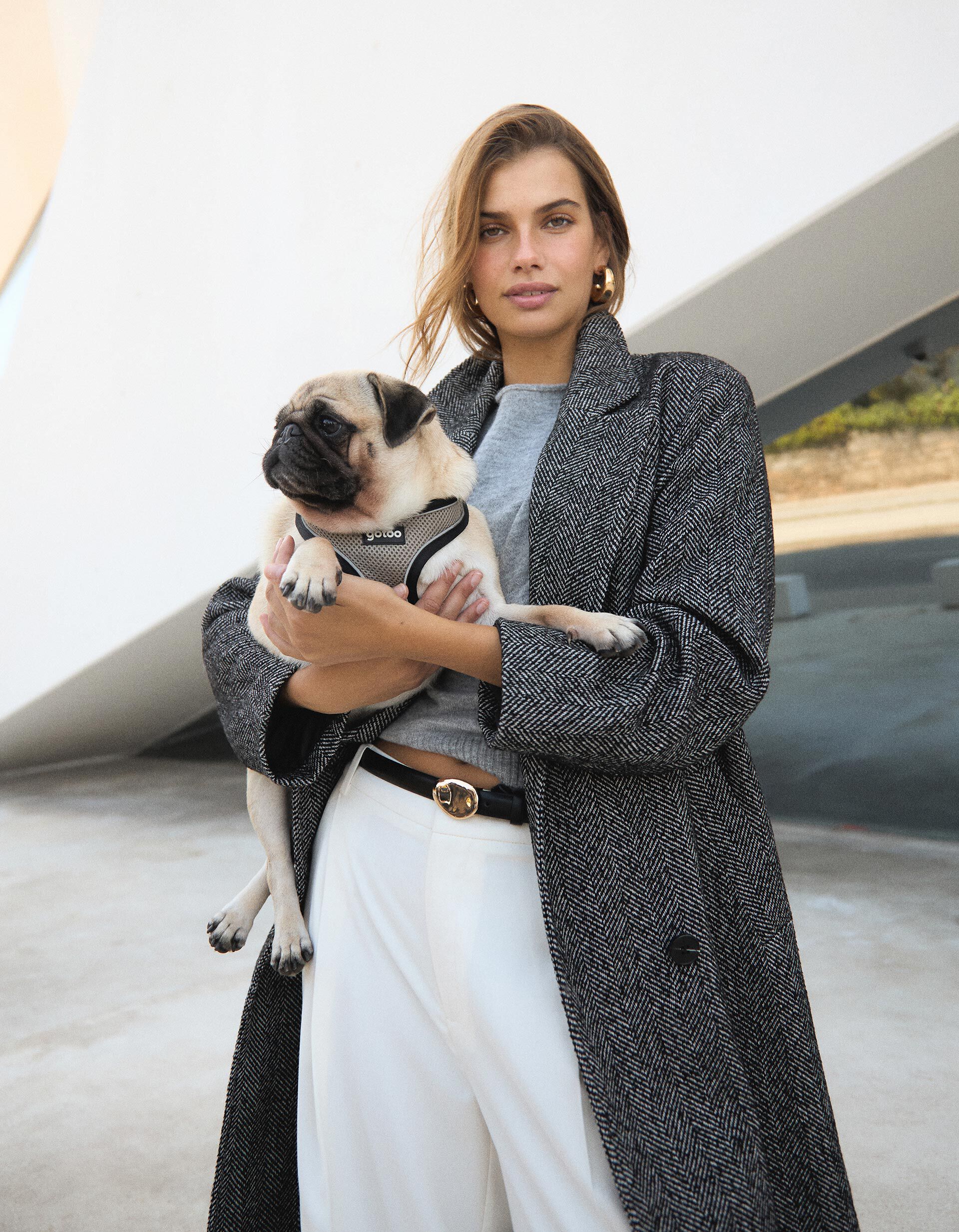 Comprar Online Casaco Comprido, Mulher, Preto