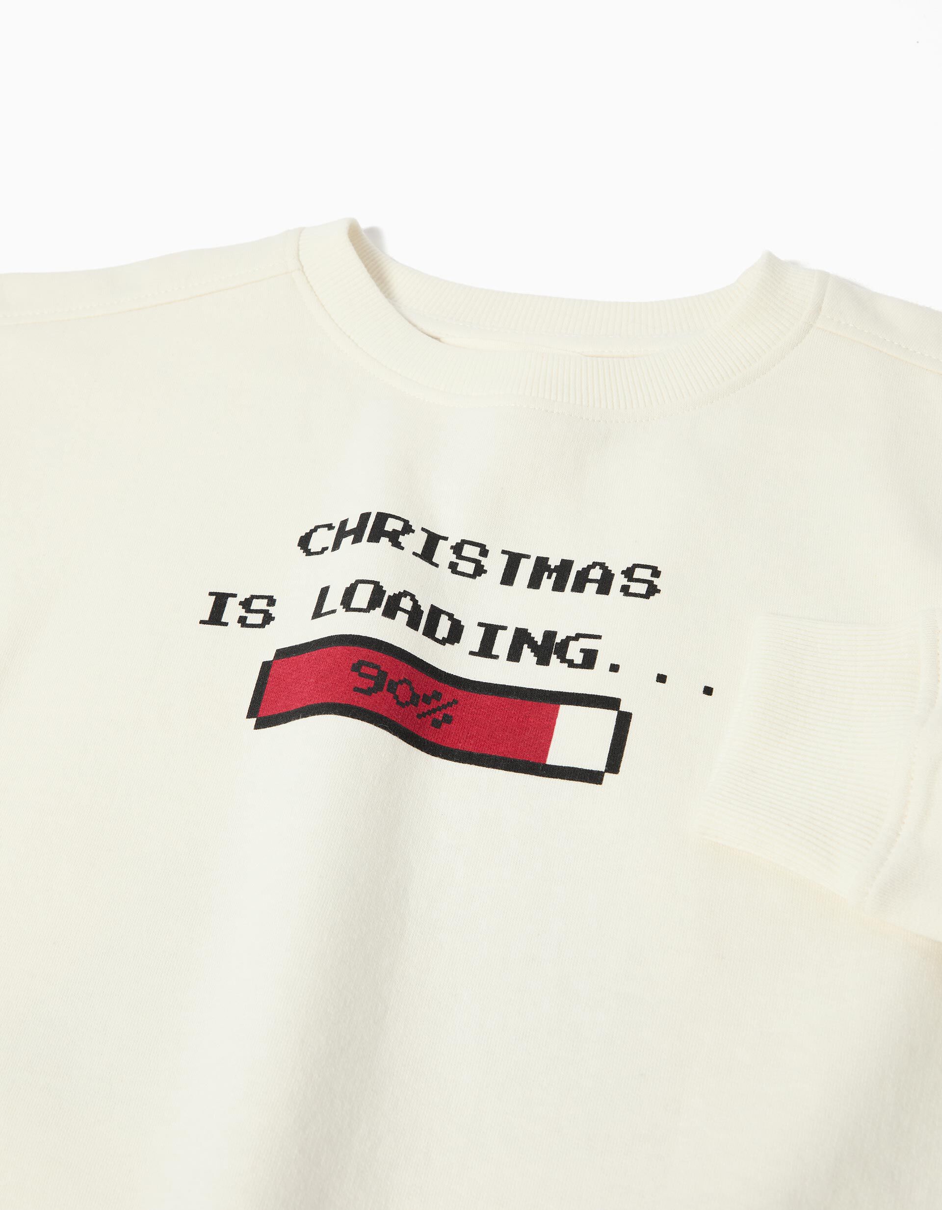 Comprar Online Sweatshirt de Natal, Menino, Branco