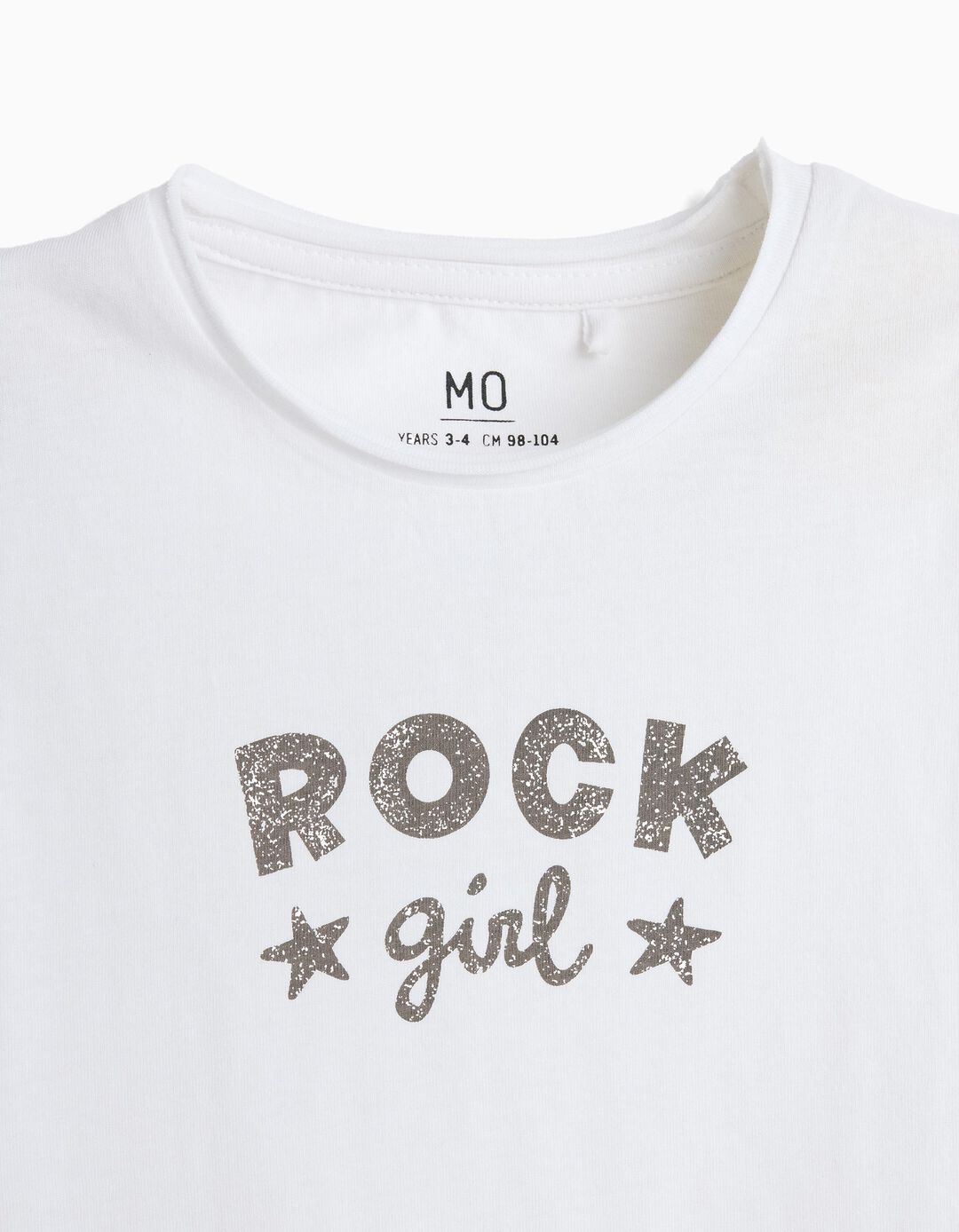 T-shirt Estampada, Menina, Branco