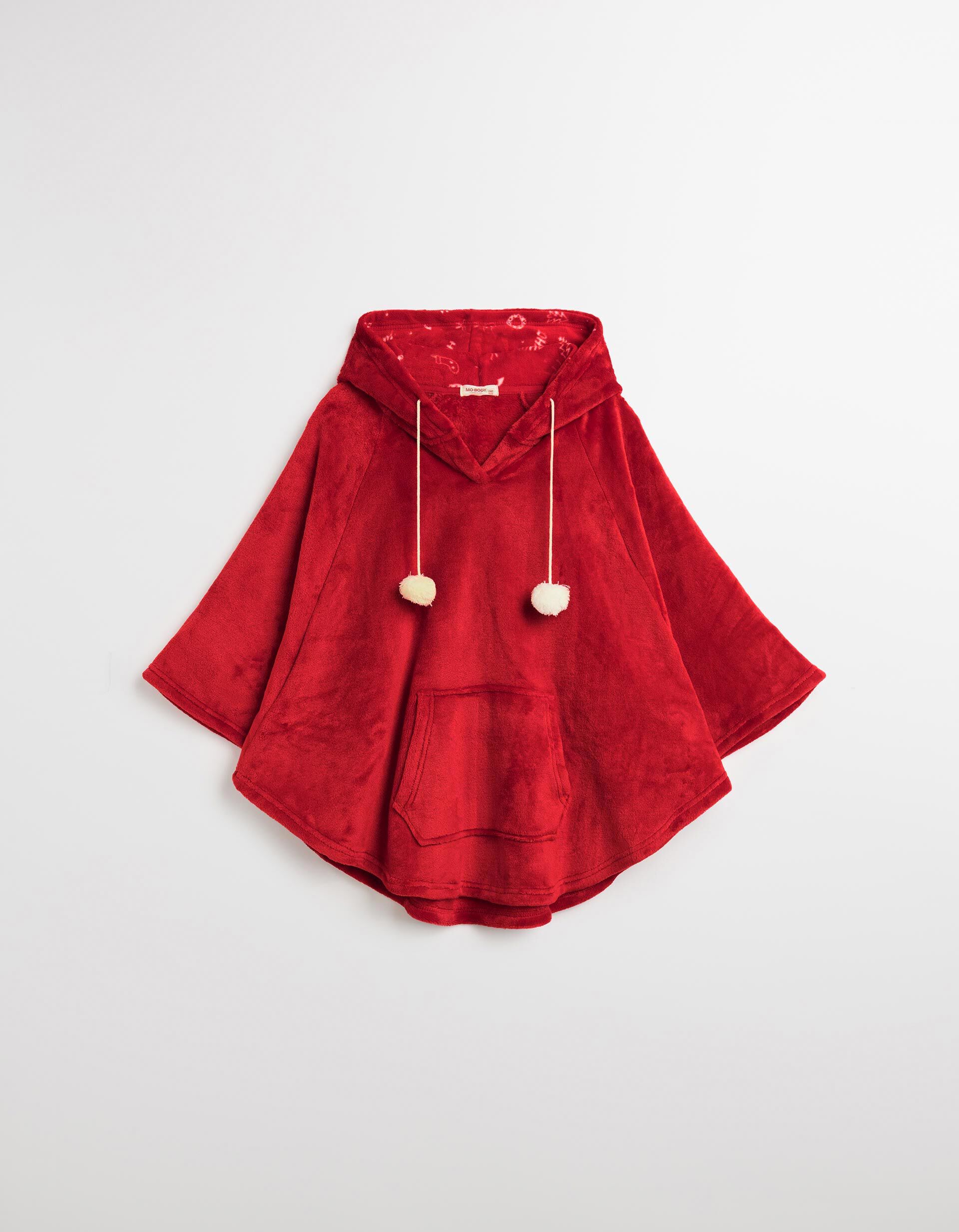 Comprar Online Poncho de Natal, Mulher, Vermelho Escuro 