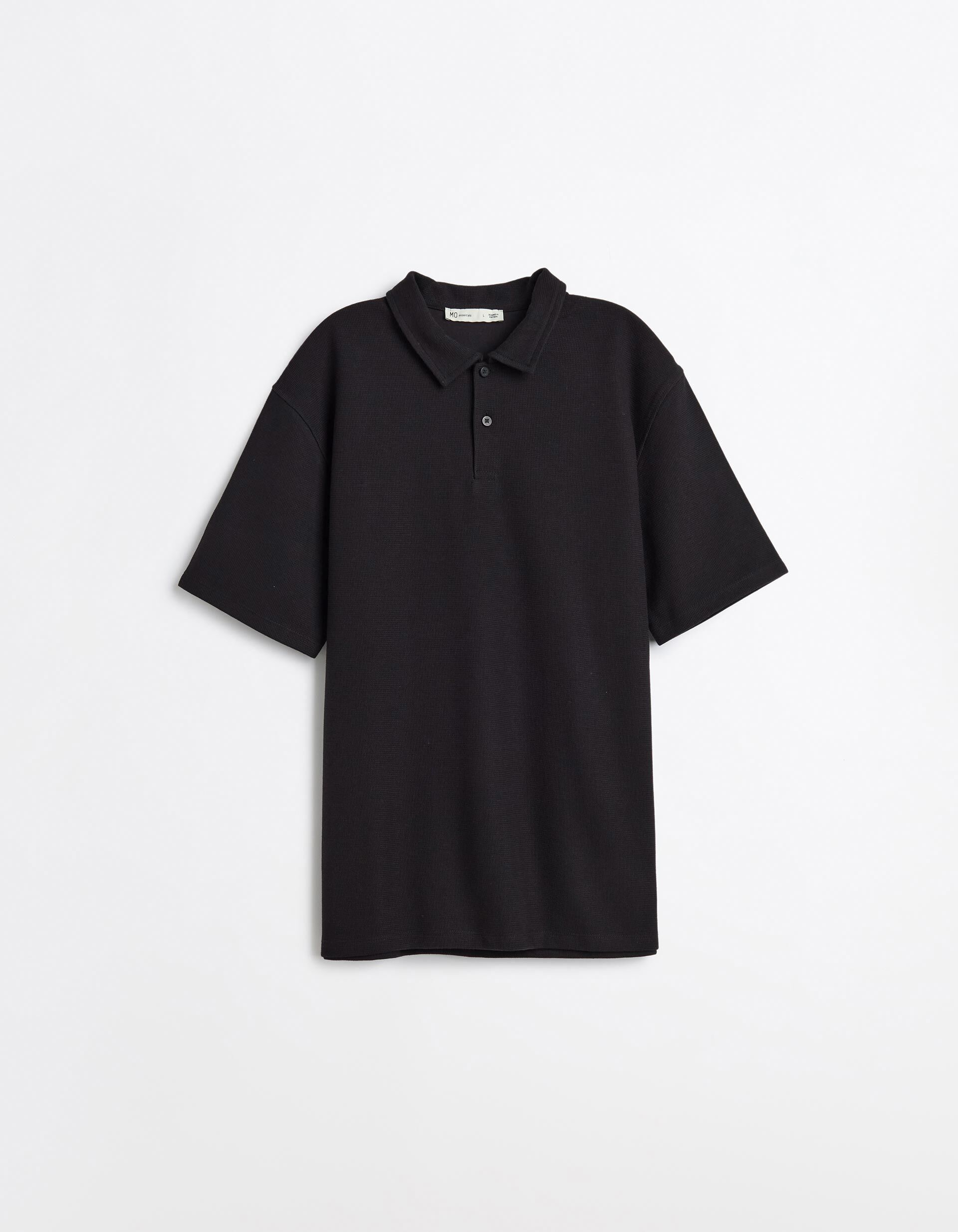 Comprar Online Polo Estruturado, Homem, Preto