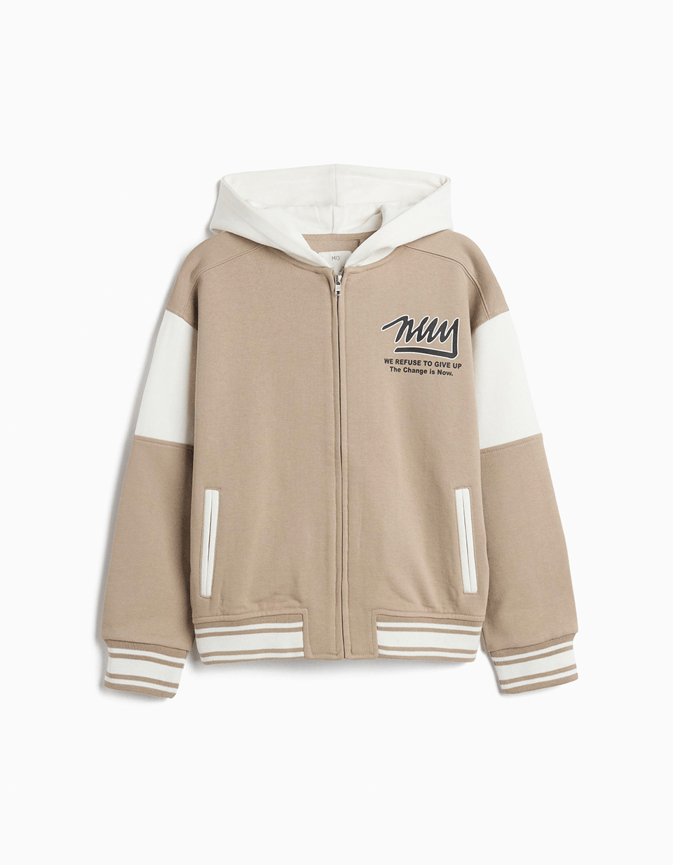 Comprar Online Blus&atilde;o Bomber, Menino, Bege