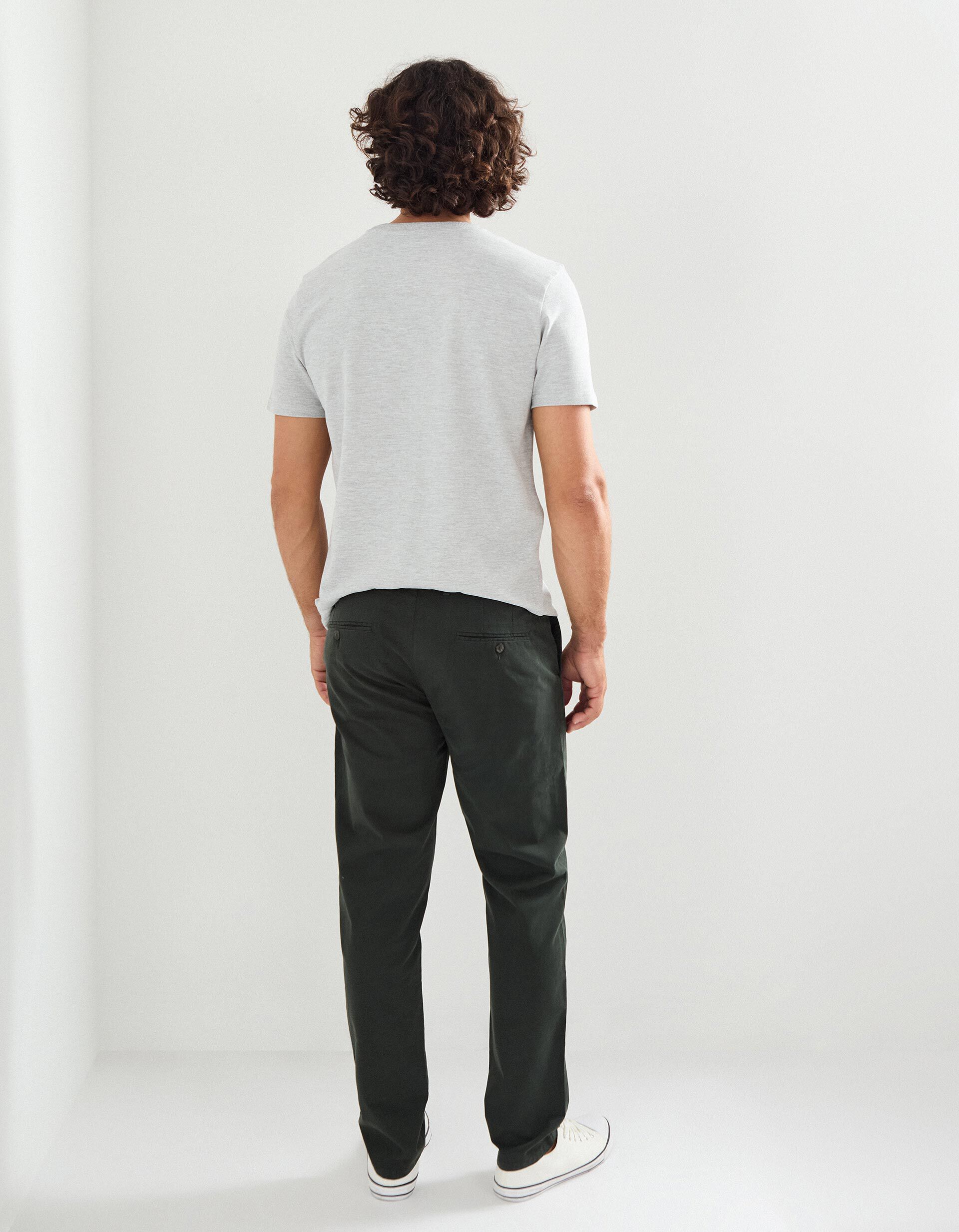Comprar Online Cal&ccedil;as Chino Slim, Homem, Verde Escuro