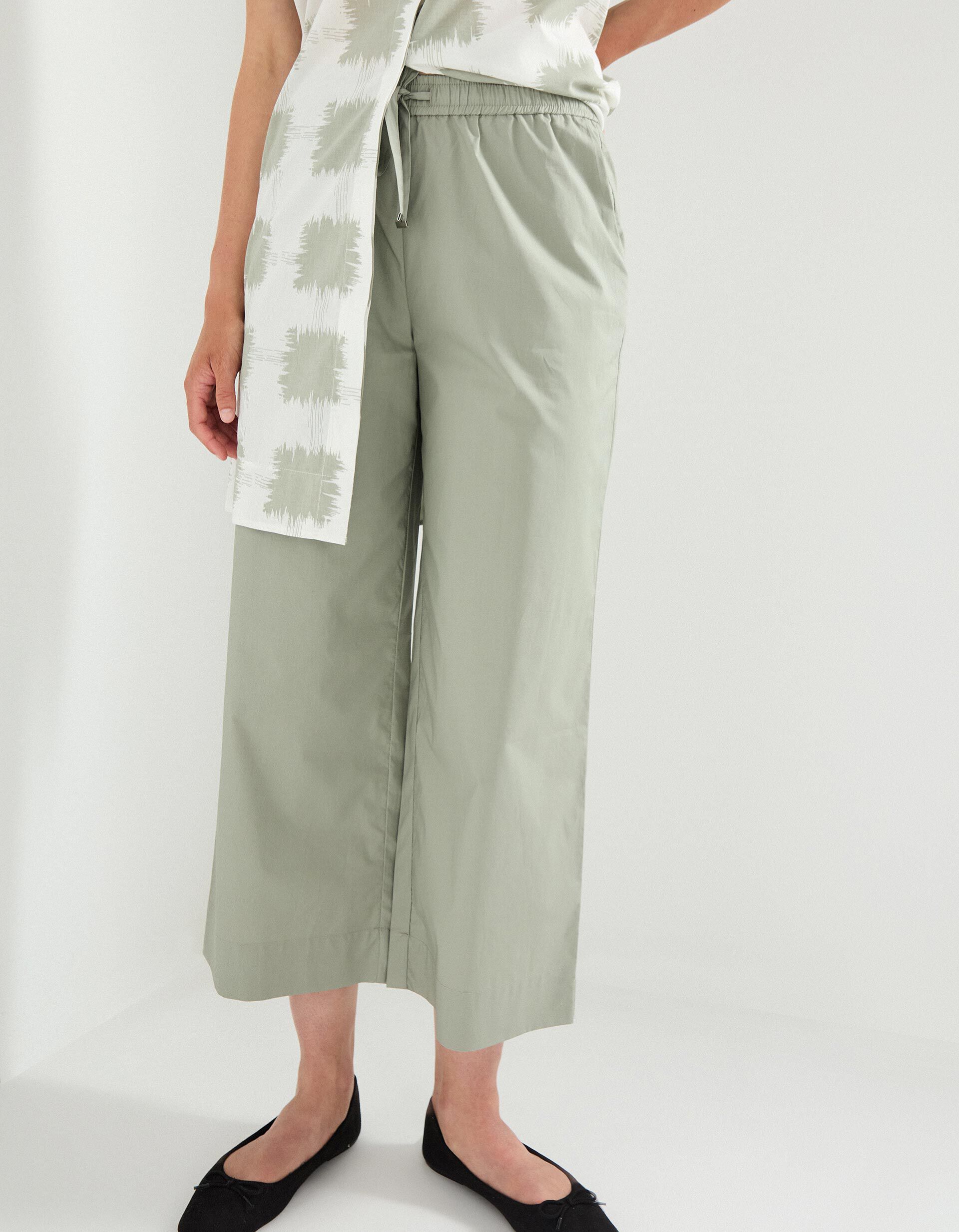 Comprar Online Cal&ccedil;as Cropped, Mulher, Verde