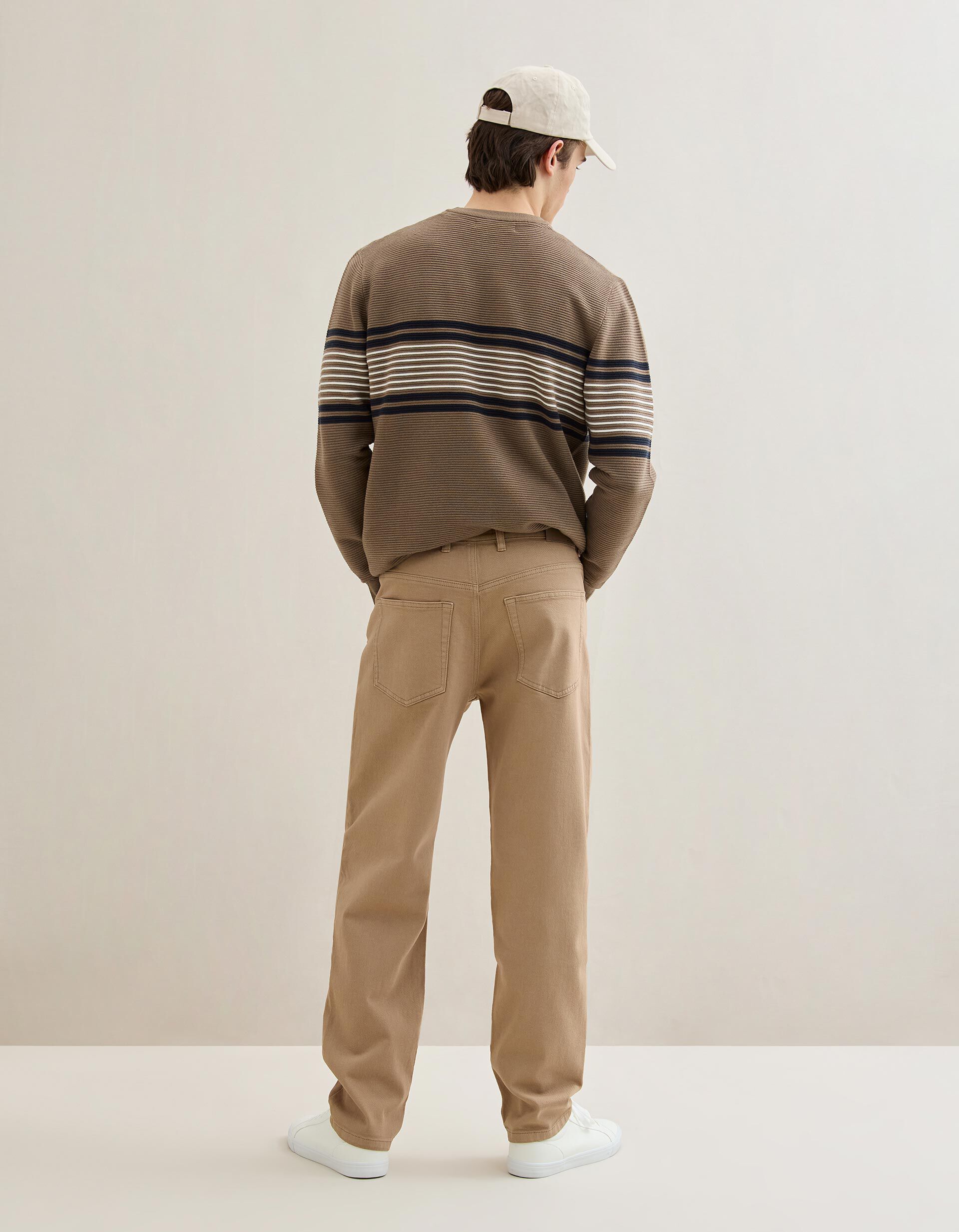 Comprar Online Cal&ccedil;as 'Tapered Fit', Homem, Castanho