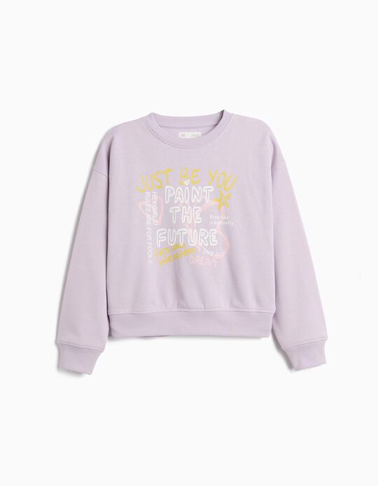 Comprar Online Sweatshirt De Felpa, Menina, Lil&aacute;s Escuro