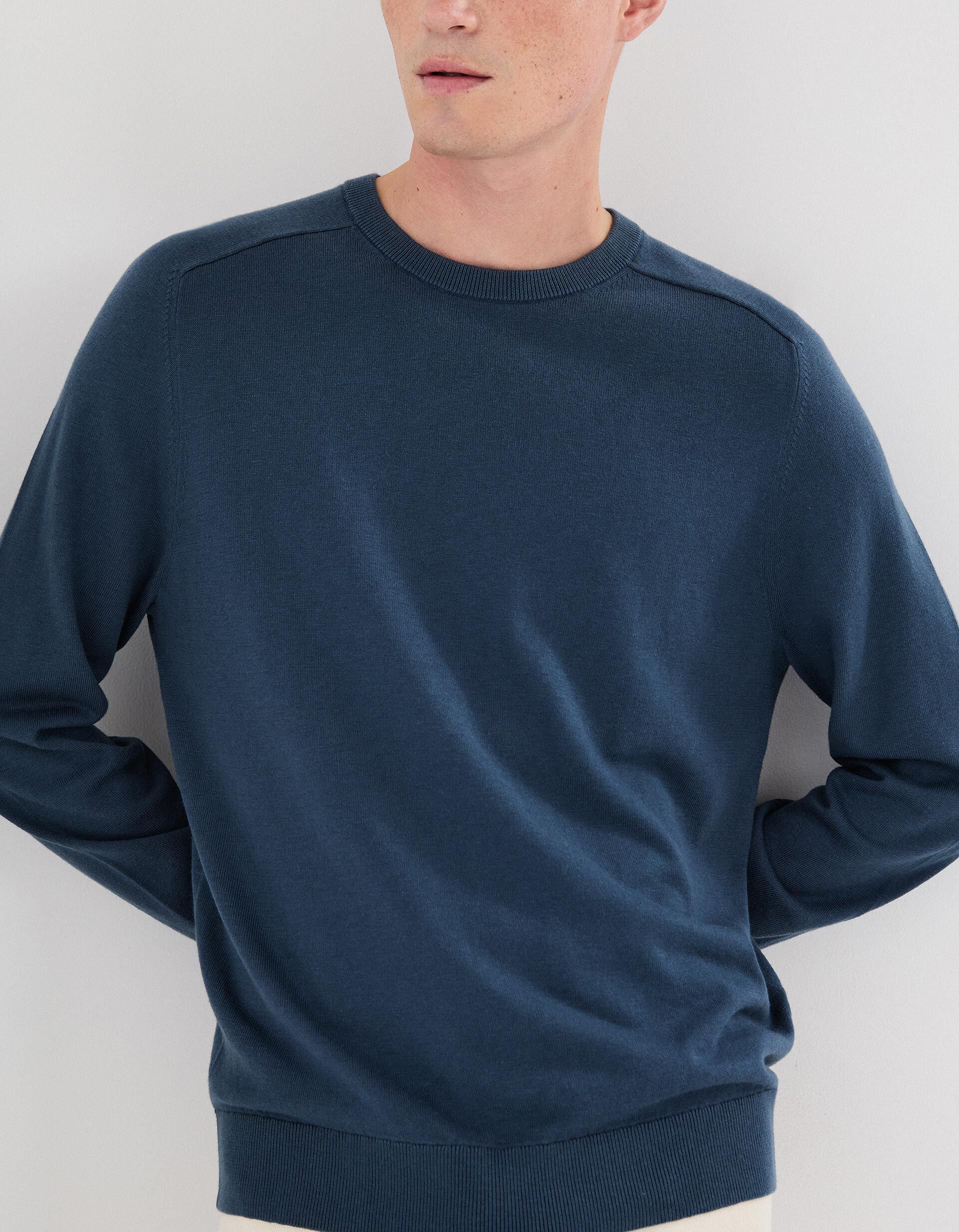 Comprar Online Camisola com Caxemira, Homem, Azul