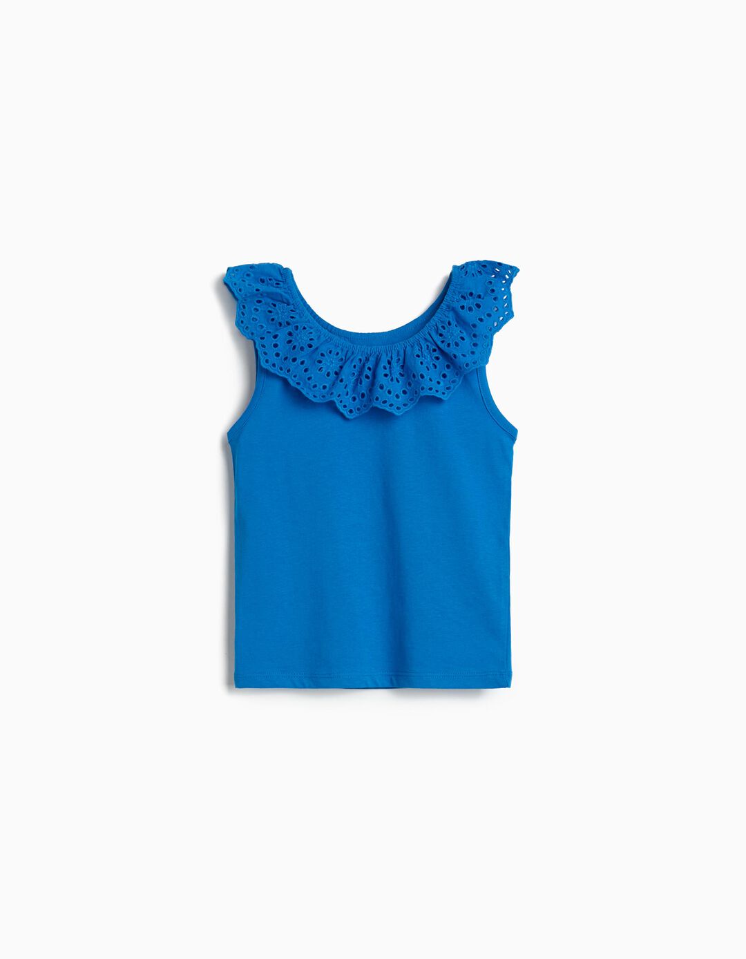 Top, Menina, Azul