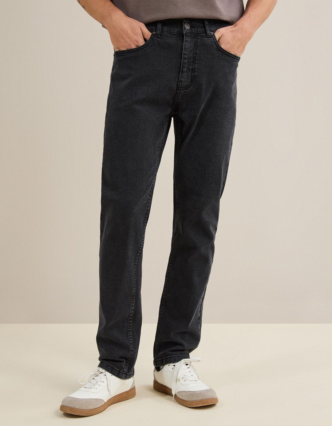 Jeans 'Slim Fit', Homem, Preto
