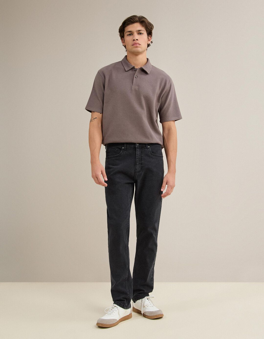 Jeans 'Slim Fit', Homem, Preto