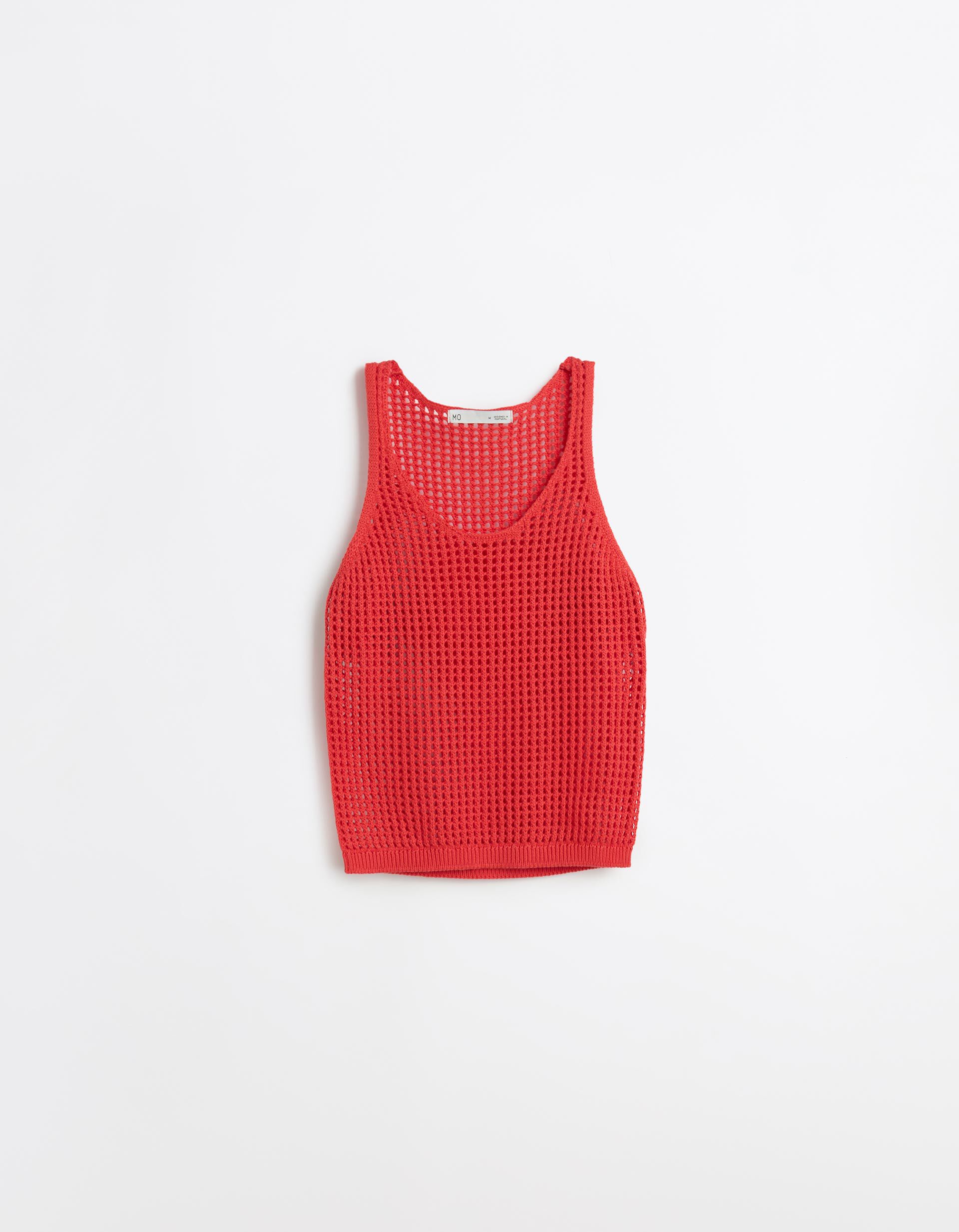 Comprar Online Top de Malha Crochet, Mulher, Rosa Escuro