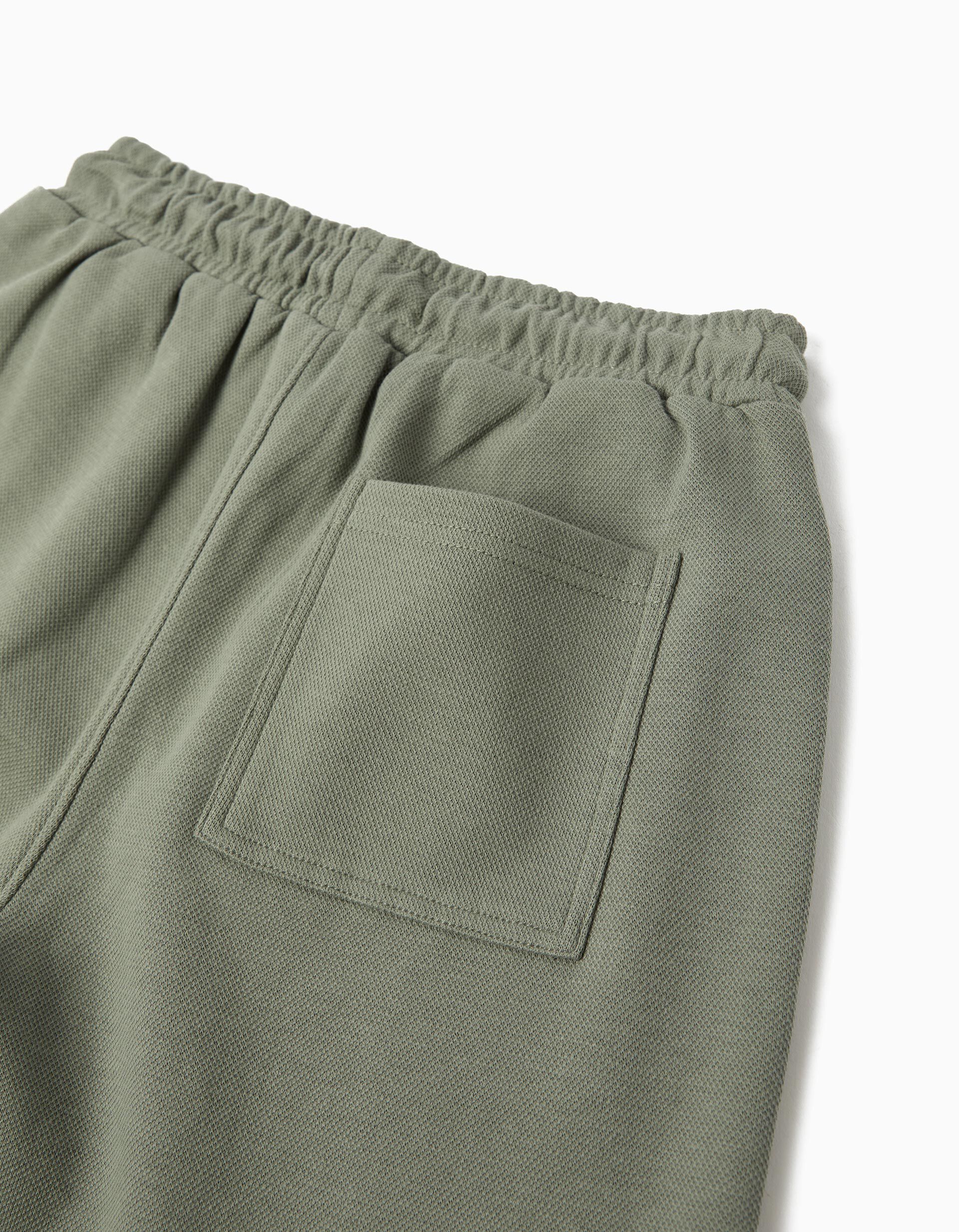 Comprar Online Cal&ccedil;&otilde;es Bermuda Texturizados, Menino, Verde Claro