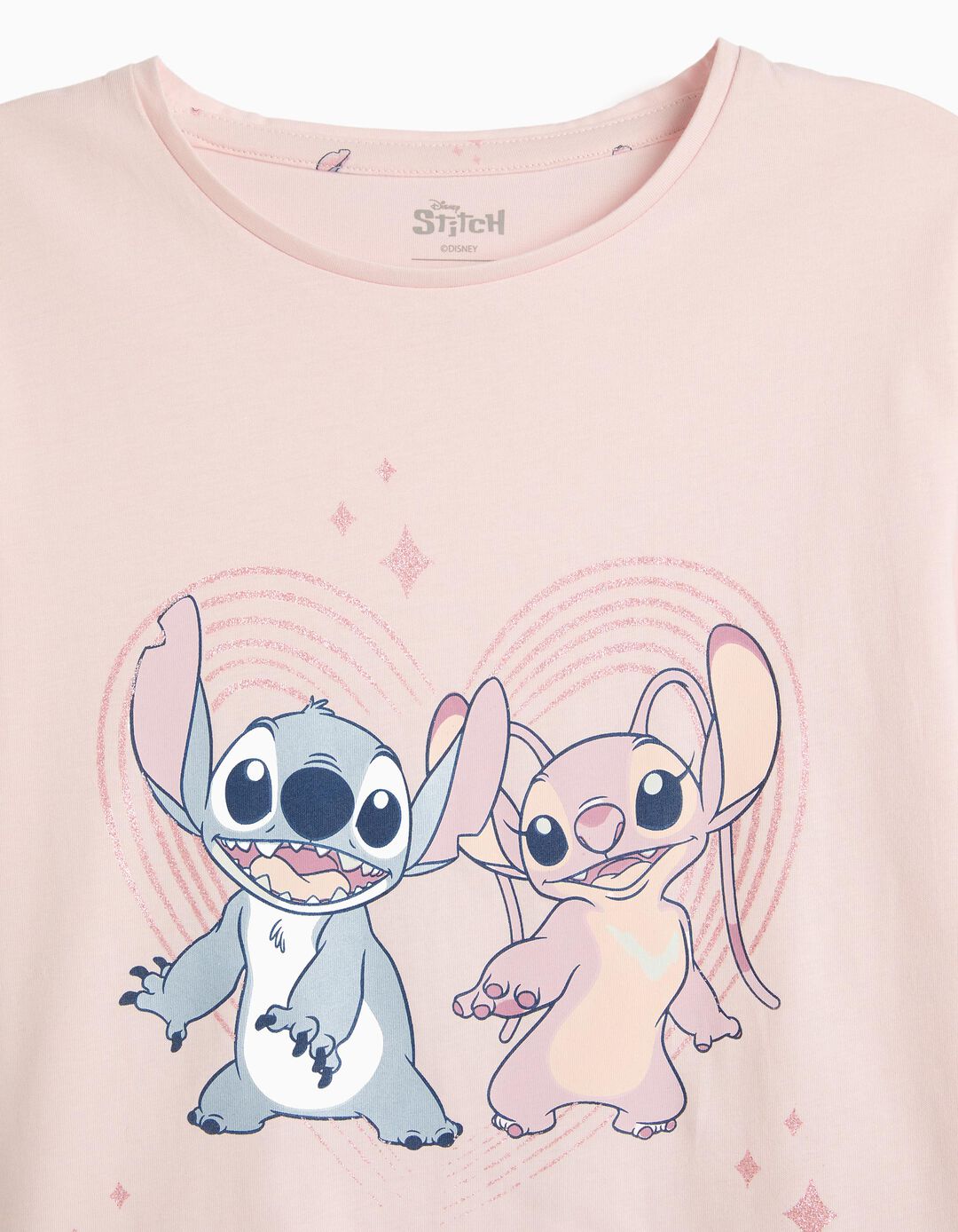 Pijama 'Stitch' &copy;Disney, Menina, Rosa Claro