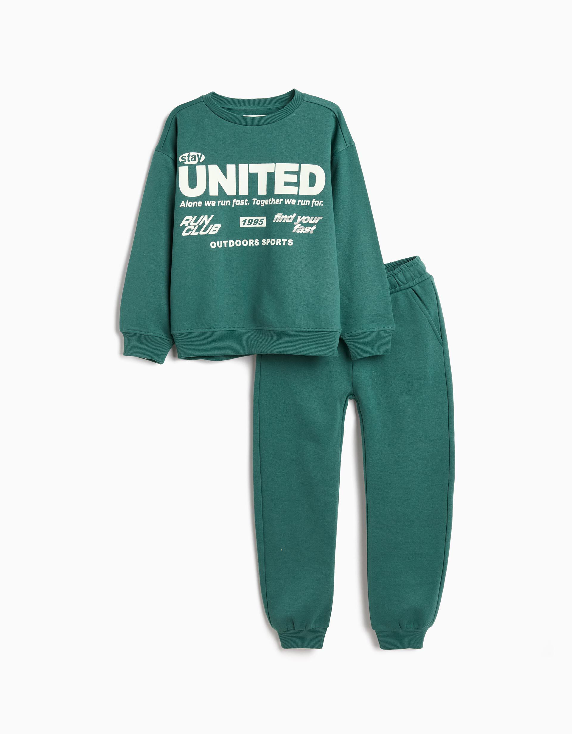 Comprar Online Conjunto de Jogging, Menino, Verde Escuro