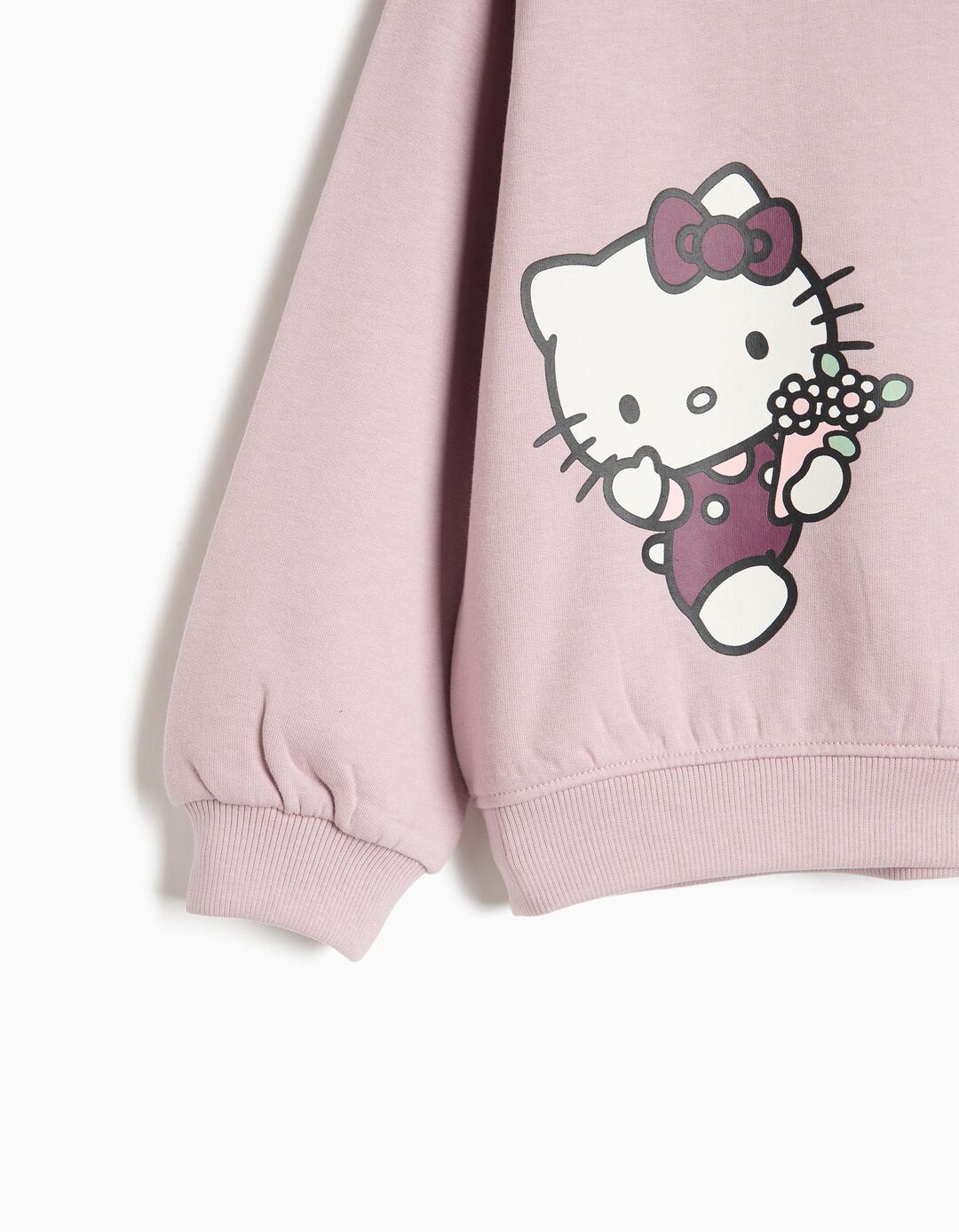 Sweatshirt 'Hello Kitty', Menina, Rosa Claro