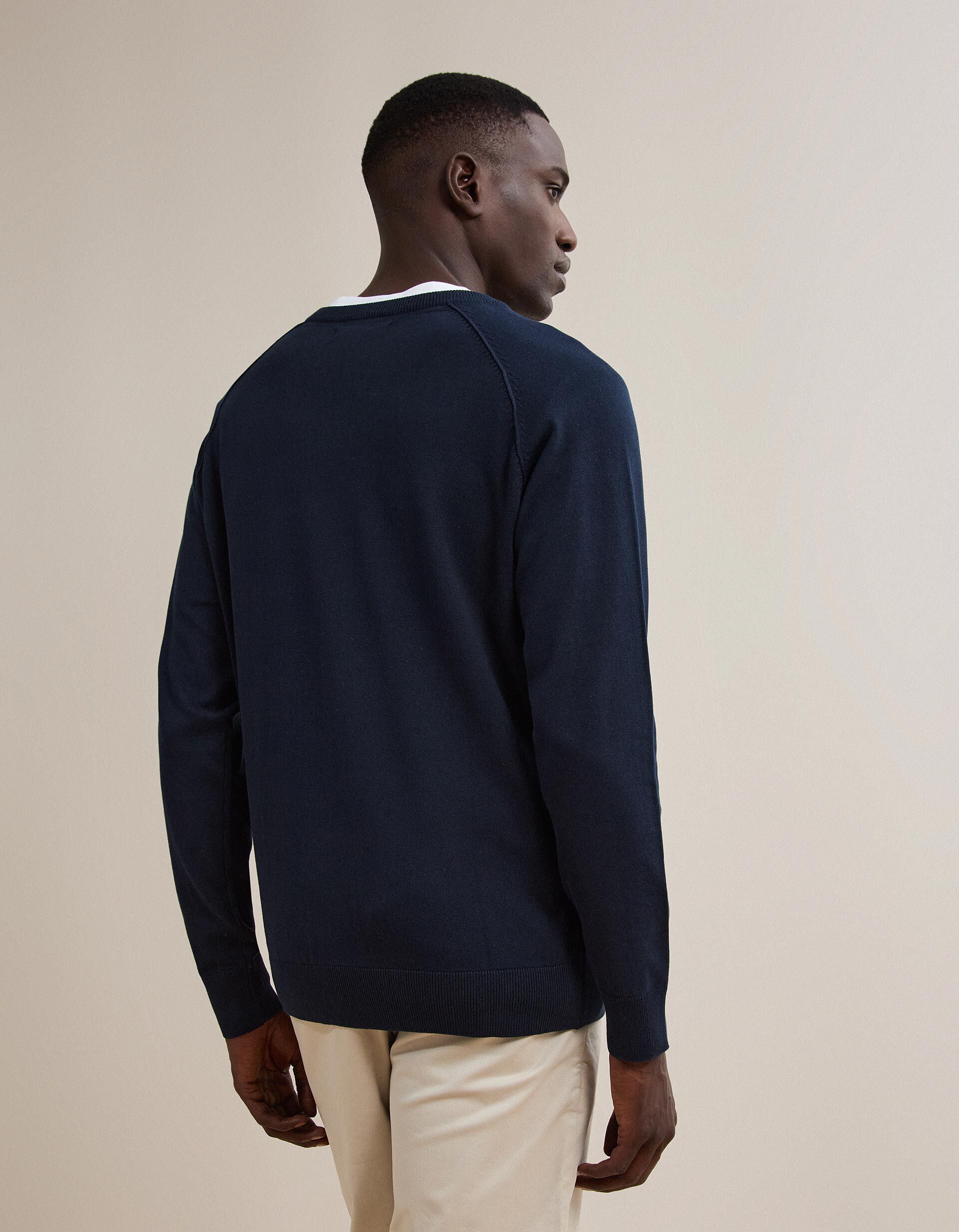 Comprar Online Camisola De Malha, Homem, Azul Escuro