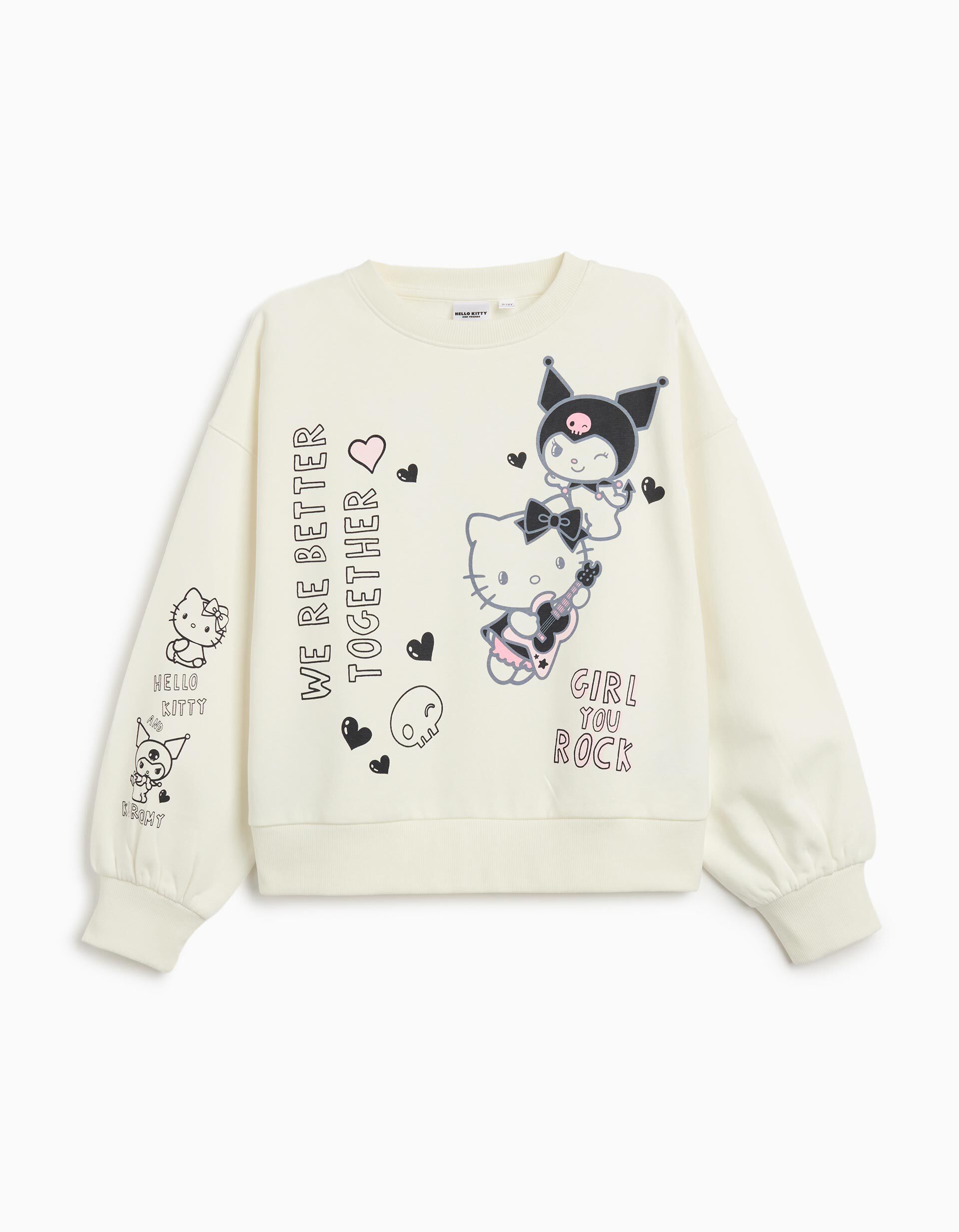 Comprar Online Sweatshirt 'Hello Kitty', Menina, Branco