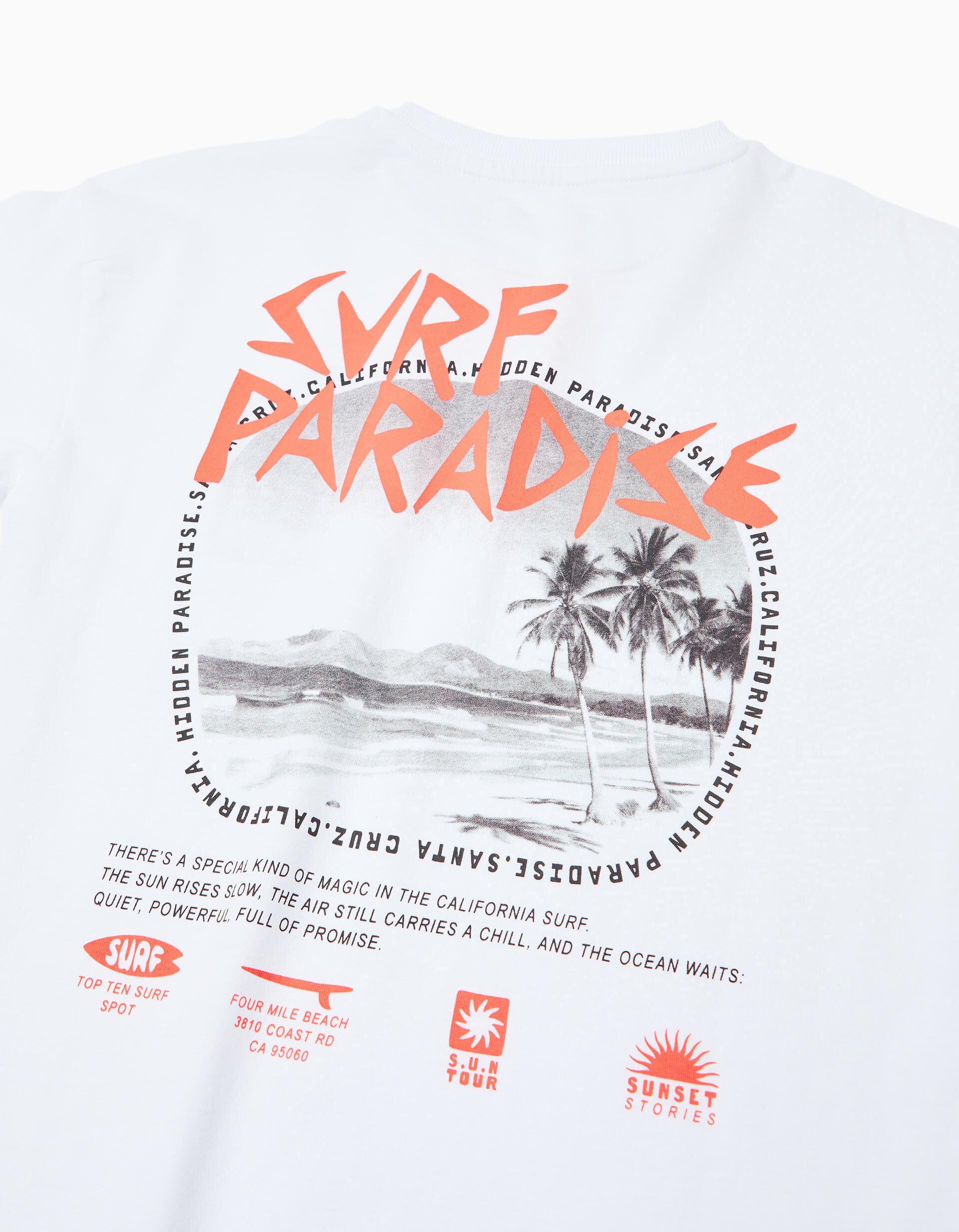 Comprar Online T-shirt Estampada, Menino, Branco