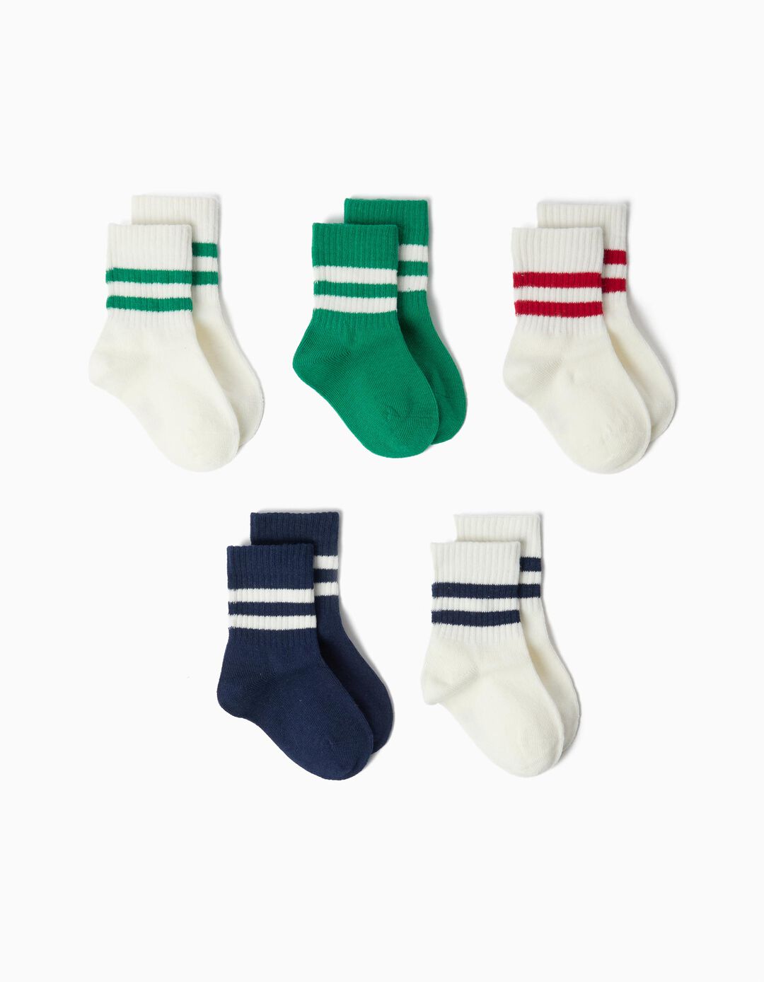 Pack de 5 Pares De Meias, Menino, Multicolor