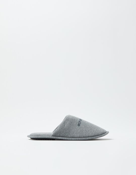 Comprar Online Chinelos de Quarto, Homem, Cinzento