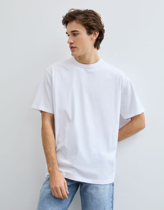 Comprar Online T-shirt Heavy Jersey, Homem, Branco