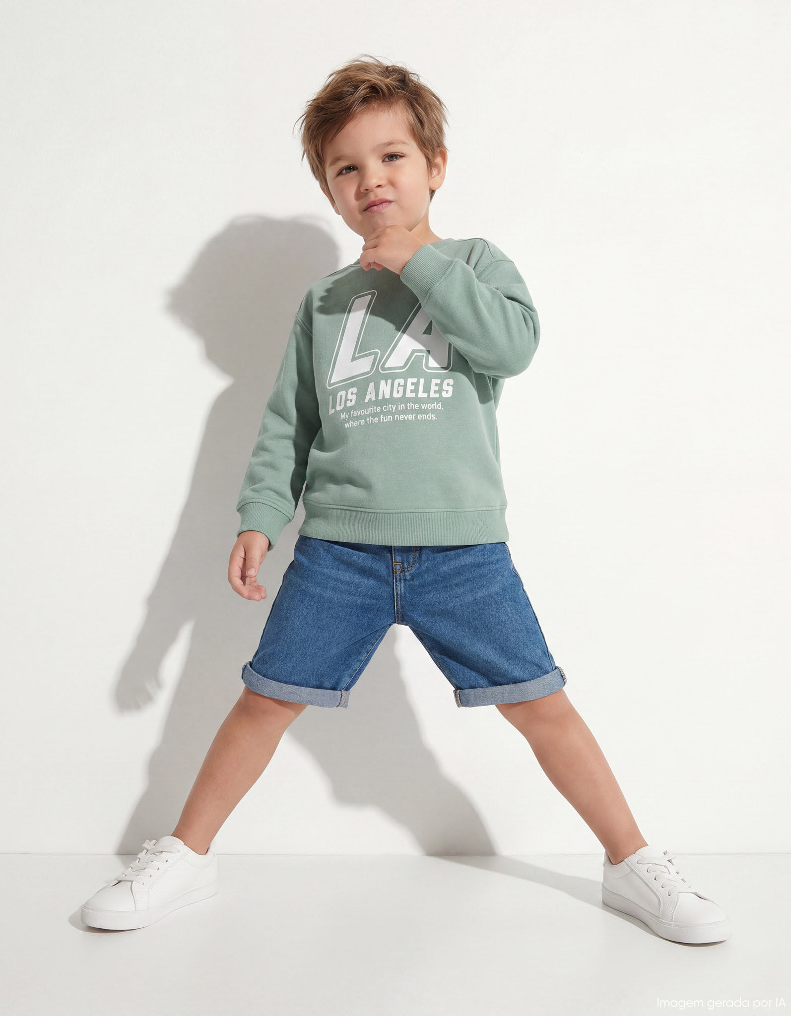 Comprar Online Sweatshirt, Menino, Verde Claro