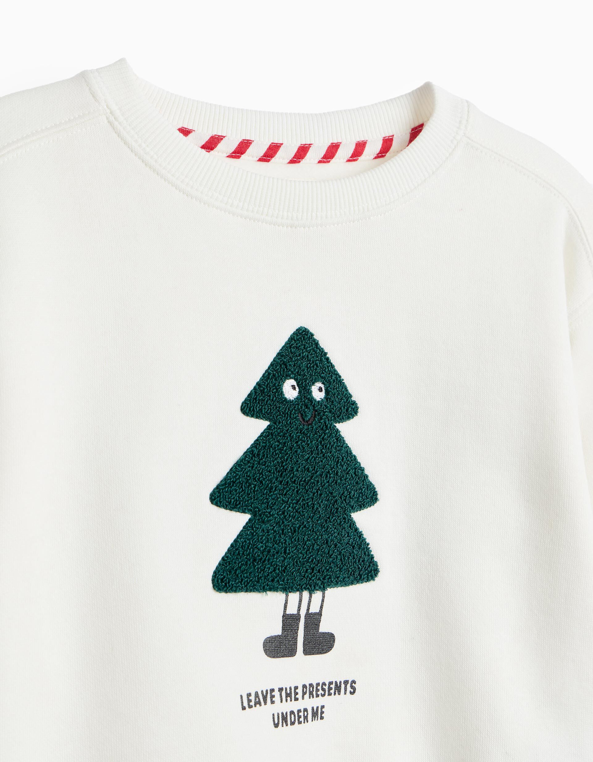 Comprar Online Sweatshirt Estampada, Menino, Branco