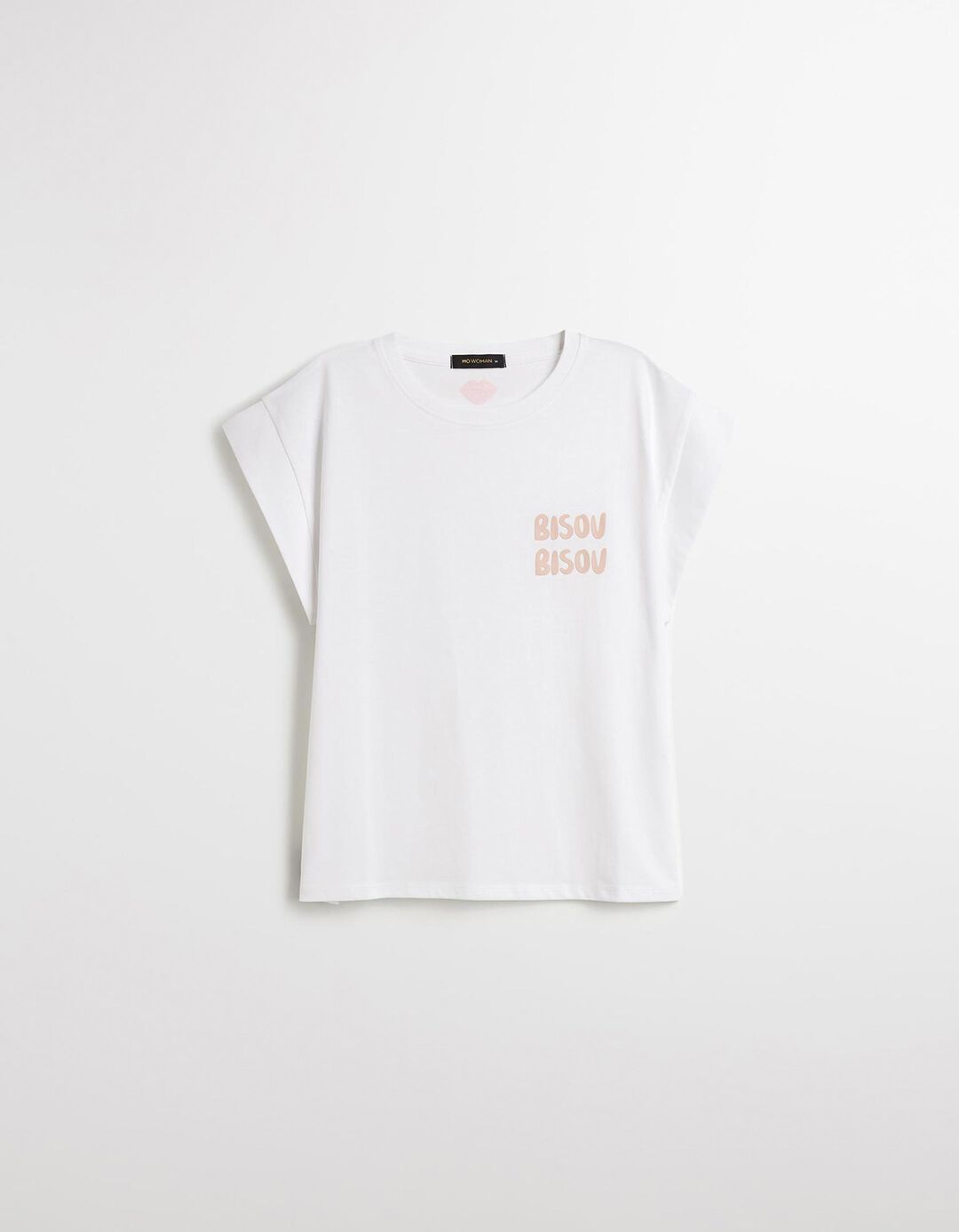 T-shirt Print, Mulher, Branco