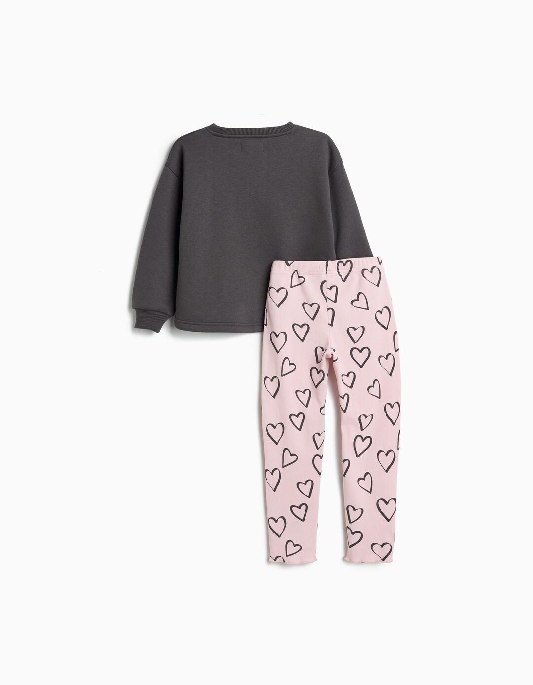 Conjunto de Jogging, Menina, Cinzento Escuro