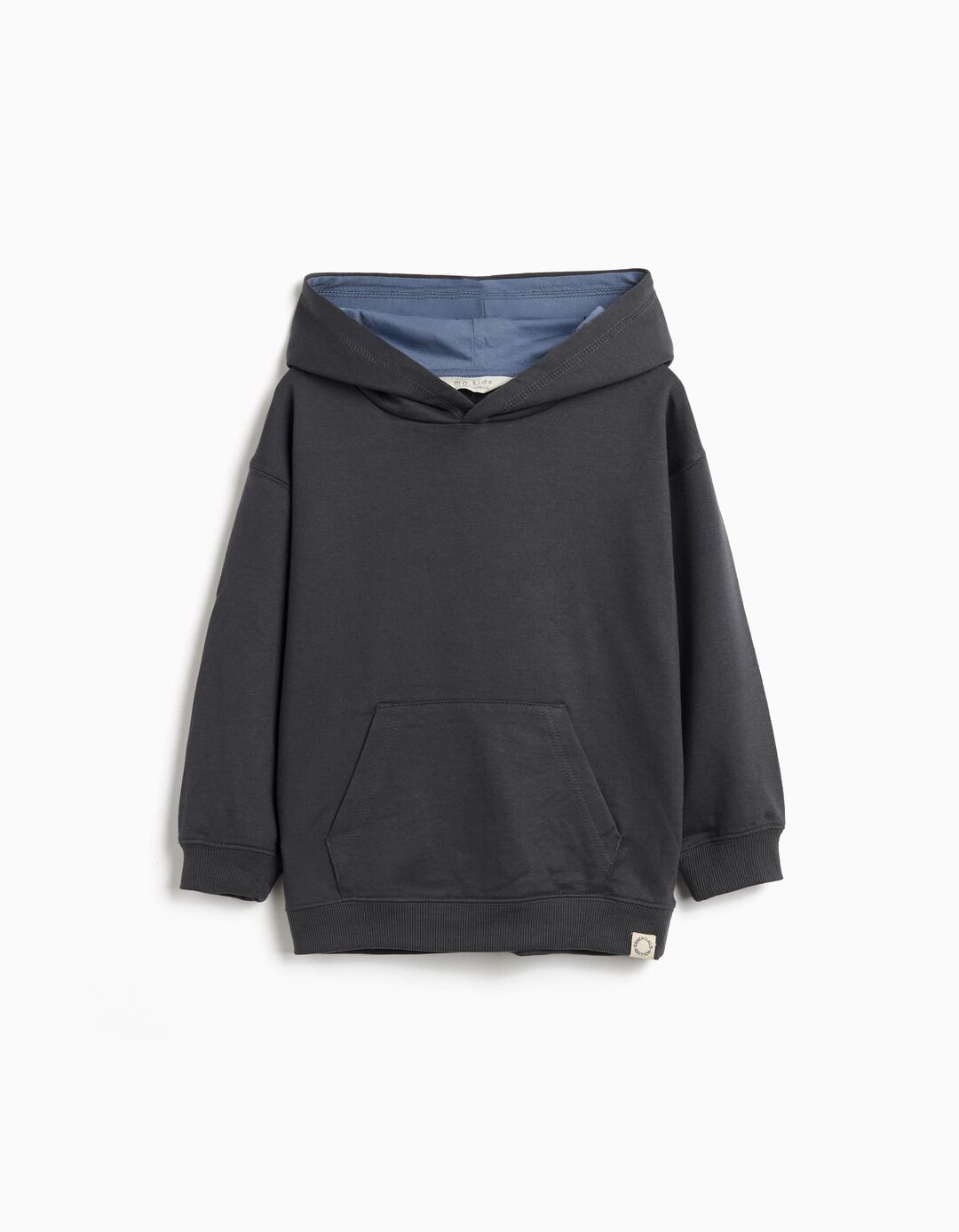 Sweatshirt com Capuz, Menino, Cinzento Escuro