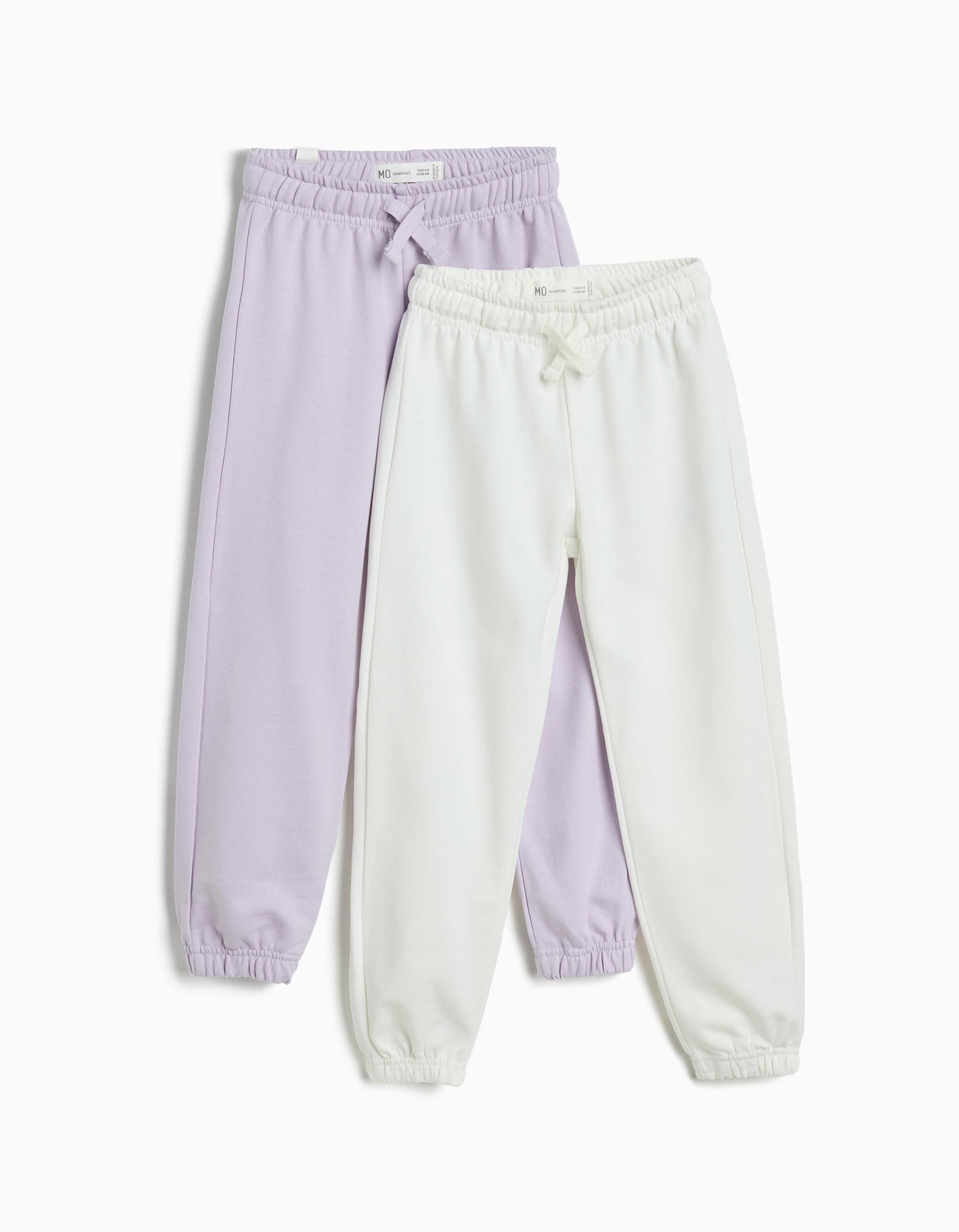 Comprar Online Pack 2 Joggers de Felpa, Menina, Roxo Claro