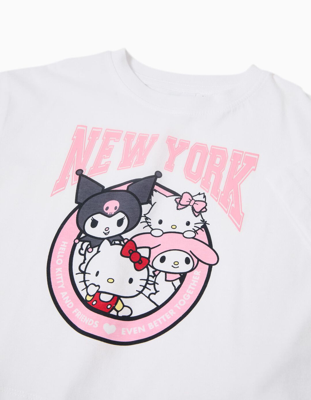 T-shirt 'Hello Kitty', Menina, Branco