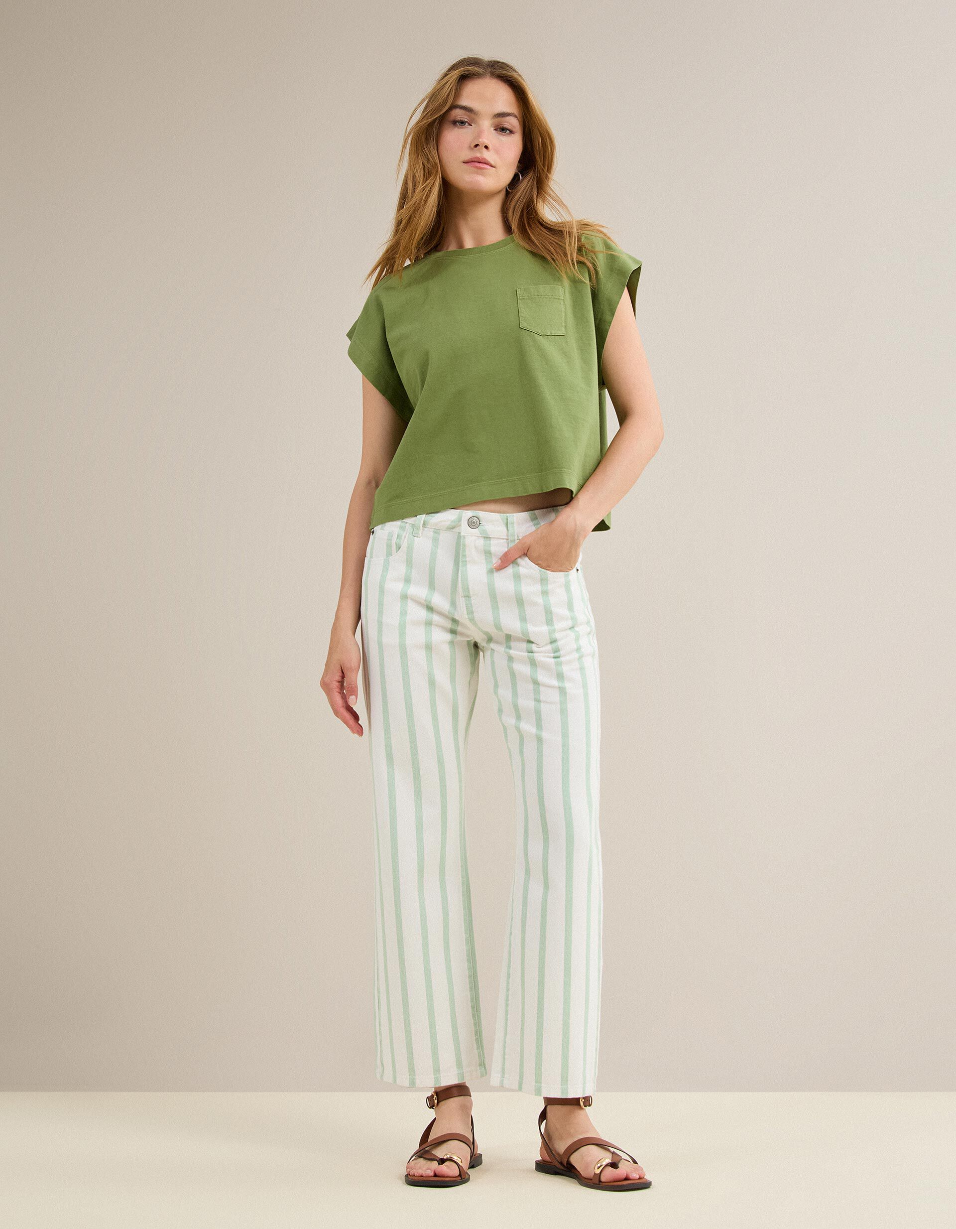 Comprar Online Cal&ccedil;as de Ganga 'Straight', Mulher, Verde Claro