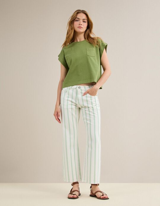 Comprar Online Cal&ccedil;as de Ganga 'Straight', Mulher, Verde Claro