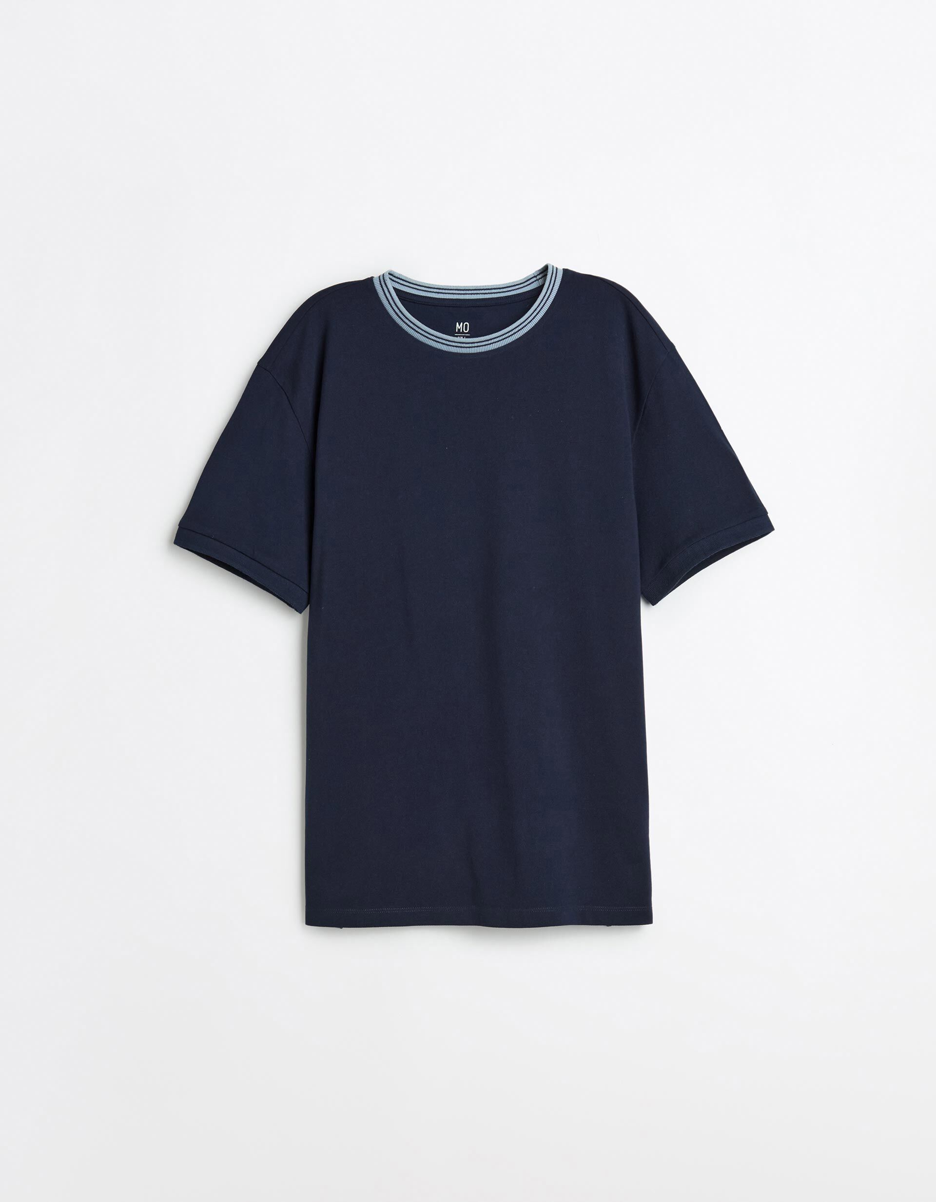 Comprar Online T-shirt Piquet, Homem, Azul Escuro