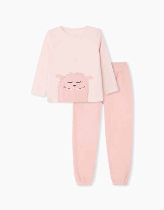 Polar Pyjamas, Girls, Light Pink