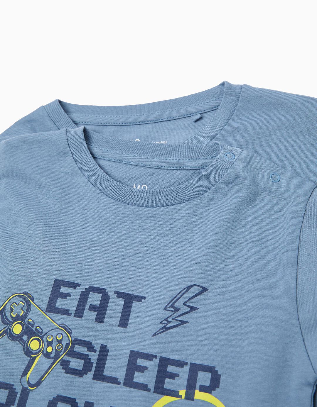 Pijama, Menino, Azul Claro