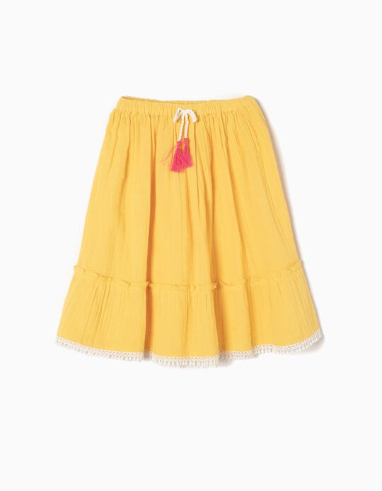 Skirt with Embroidery