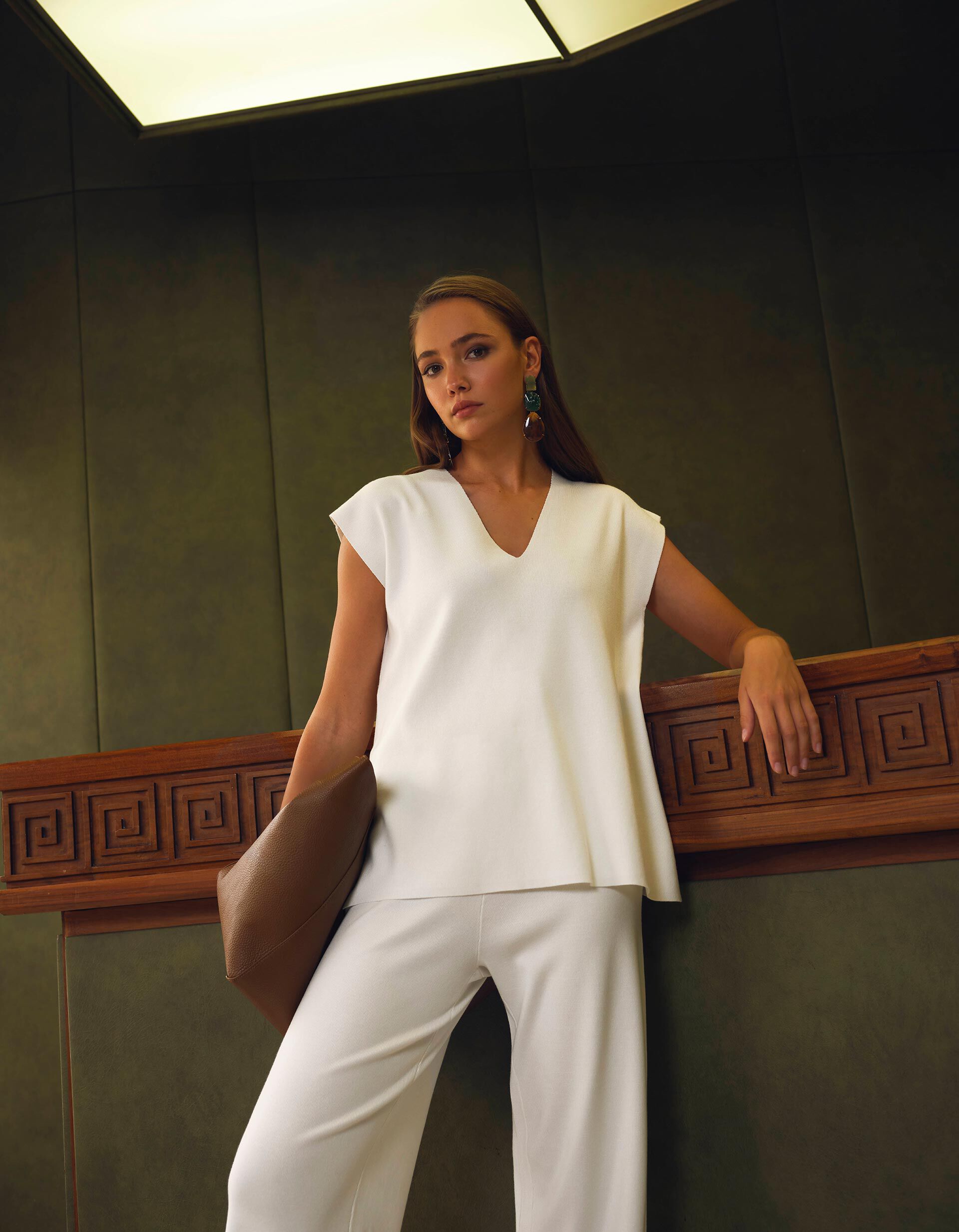 Comprar Online Colete de Malha, Mulher, Branco 