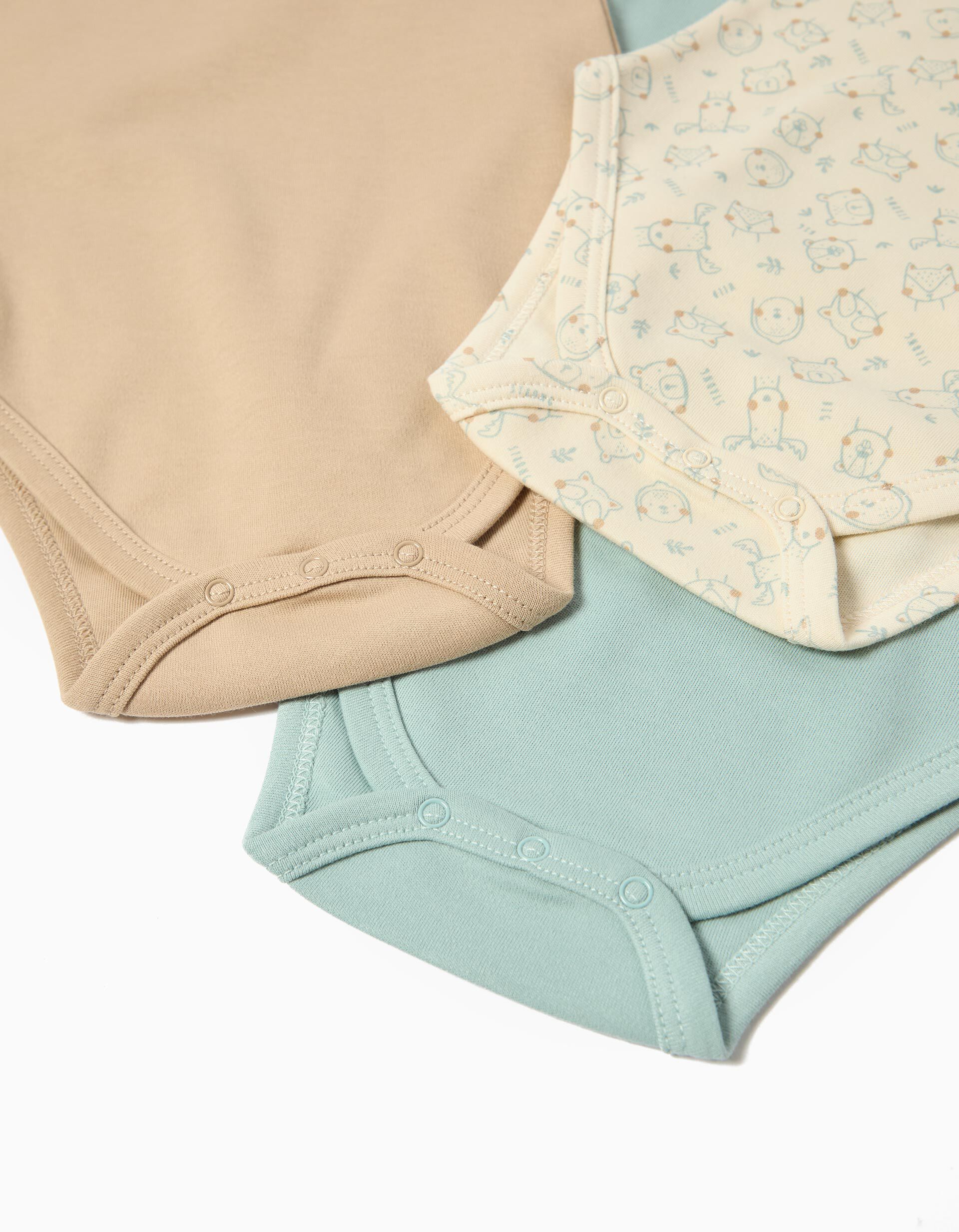 Comprar Online Pack 3 Bodies de Manga Comprida, Menino, Multicor