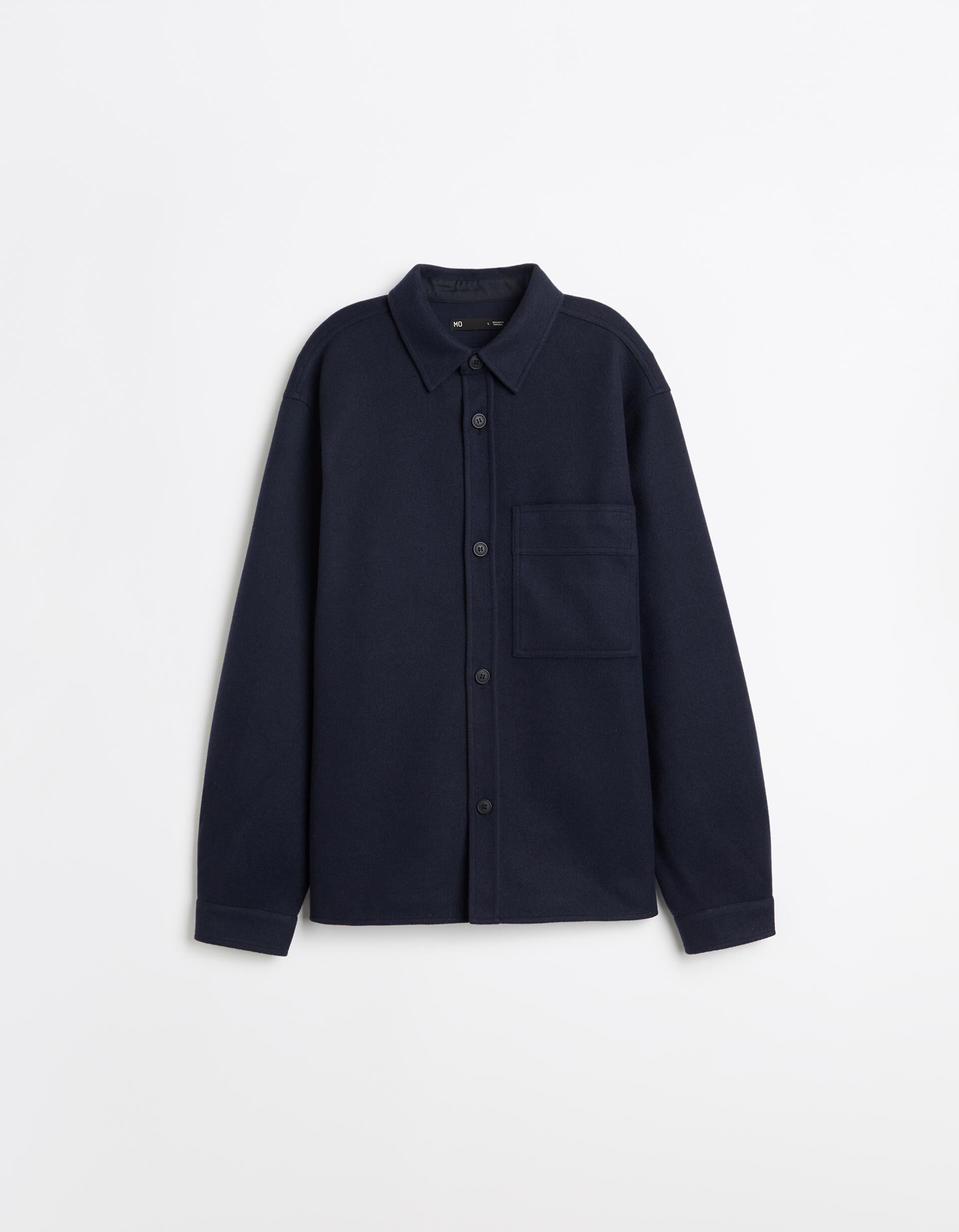 Comprar Online Sobrecamisa Em Malha, Homem, Azul Escuro