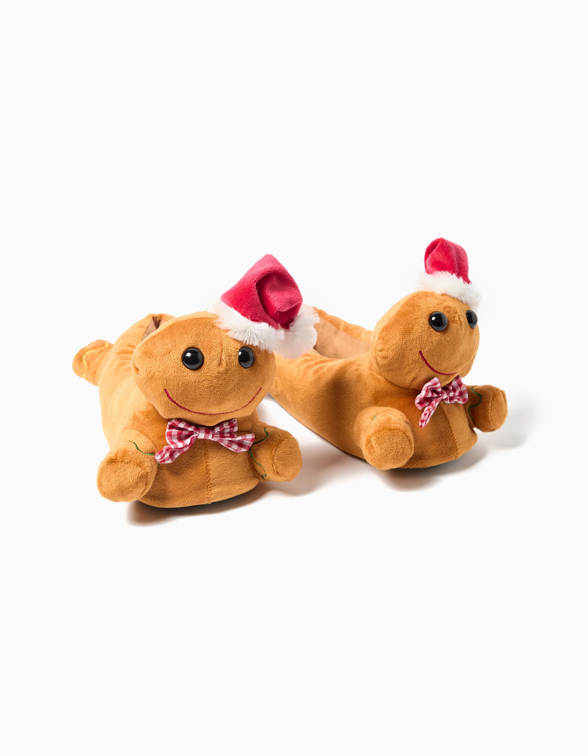 Comprar Online Pantufas de Natal, Crian&ccedil;a, Bege